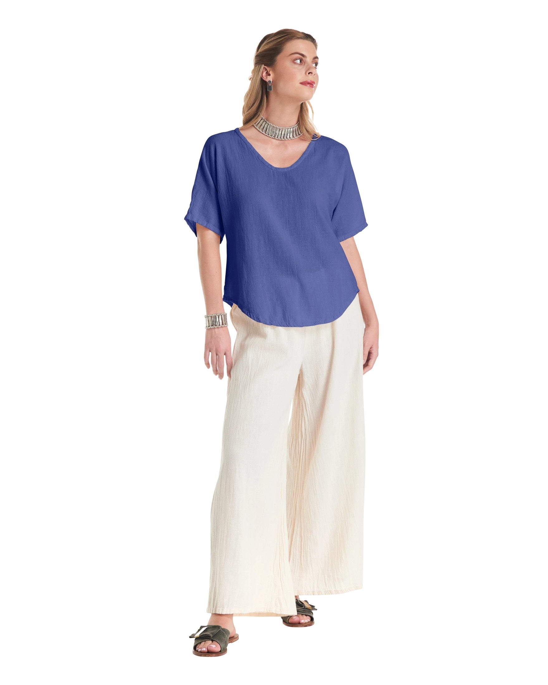 Tess Cotton Gauze Blouse-Oh My Gauze