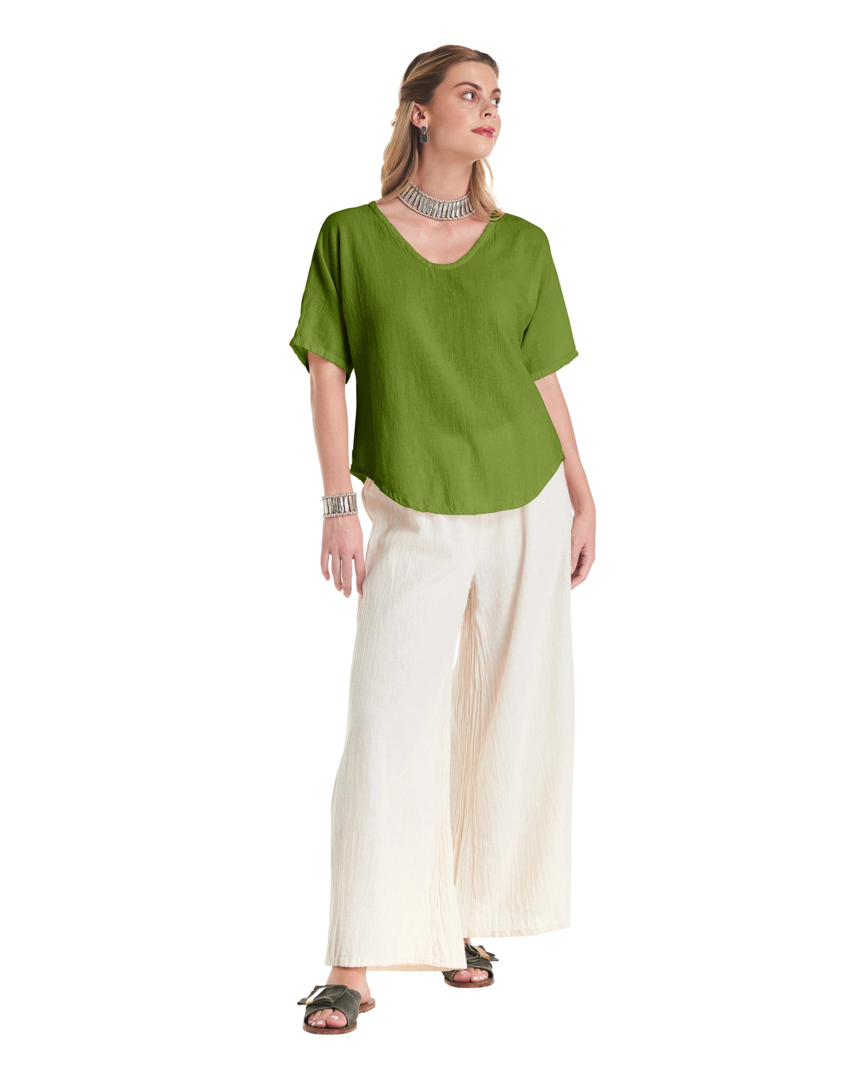 Tess Cotton Gauze Blouse-Oh My Gauze