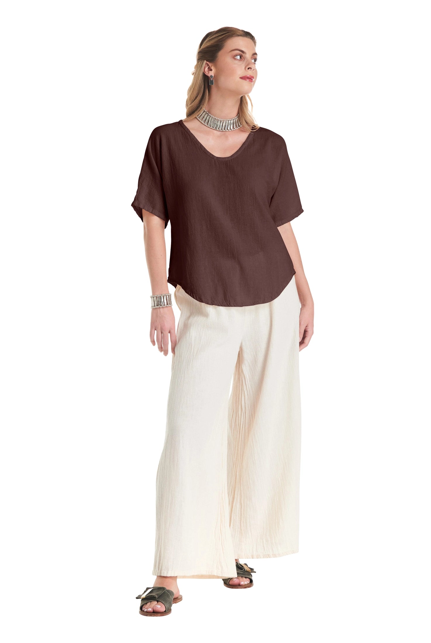 Tess Cotton Gauze Blouse-Oh My Gauze