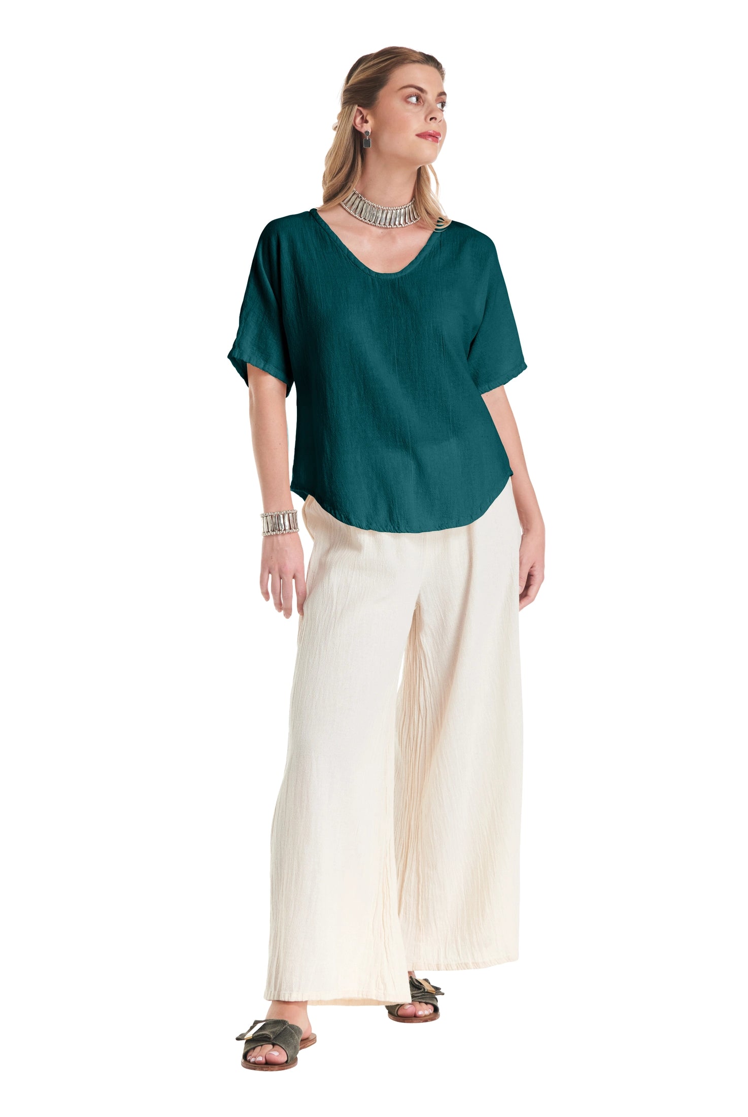 Tess Cotton Gauze Blouse-Oh My Gauze