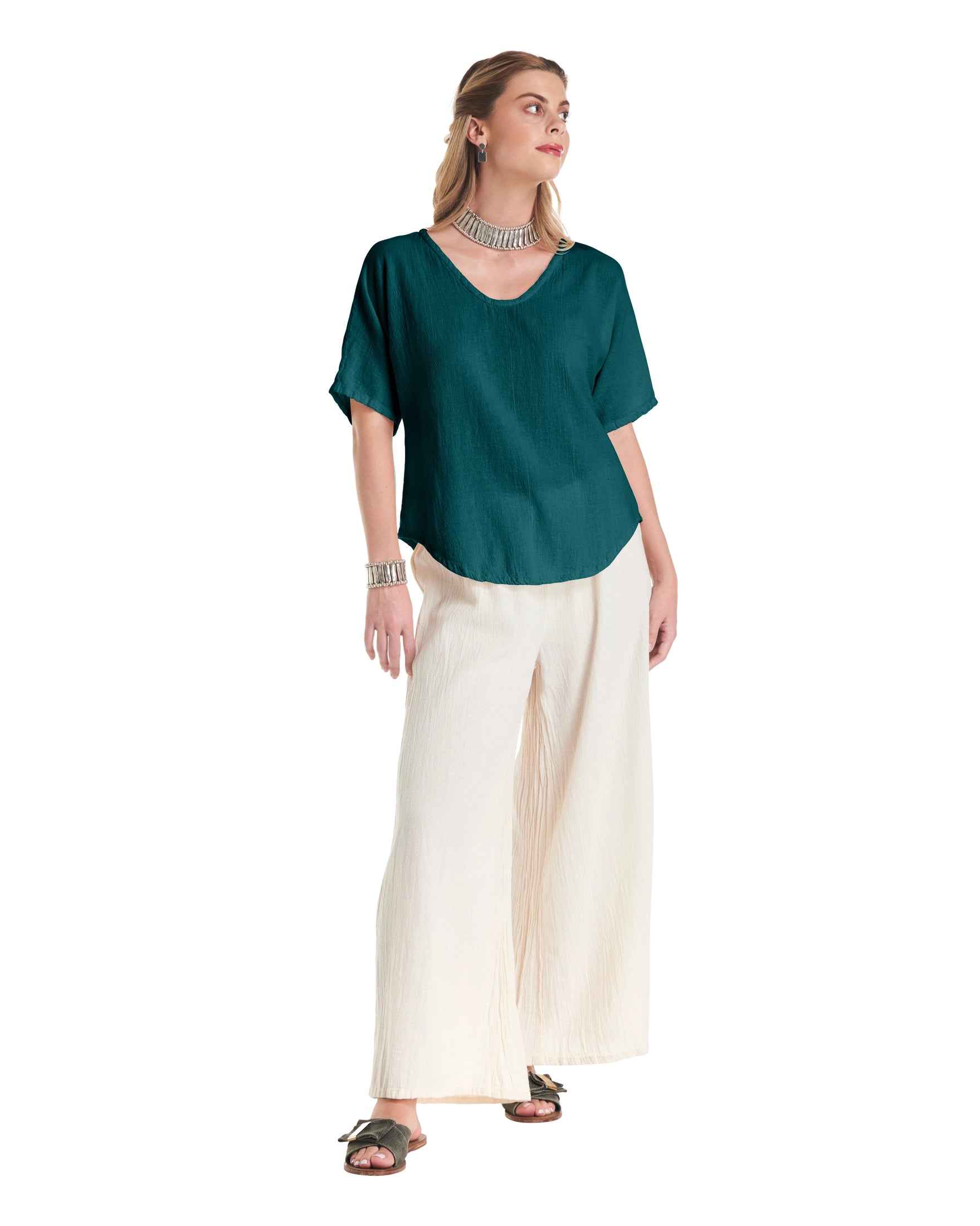 Tess Cotton Gauze Blouse-Oh My Gauze