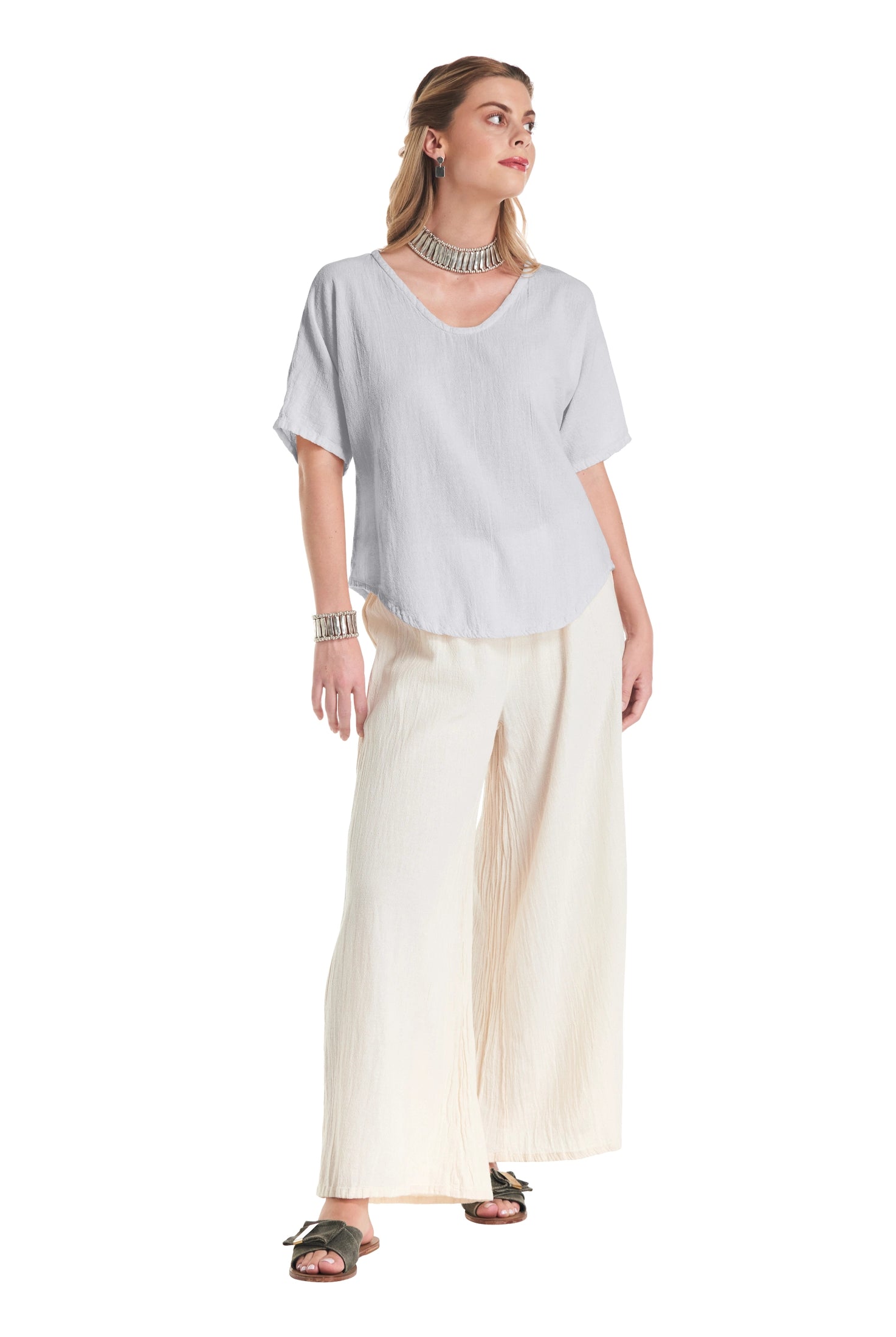 Tess Cotton Gauze Blouse-Oh My Gauze