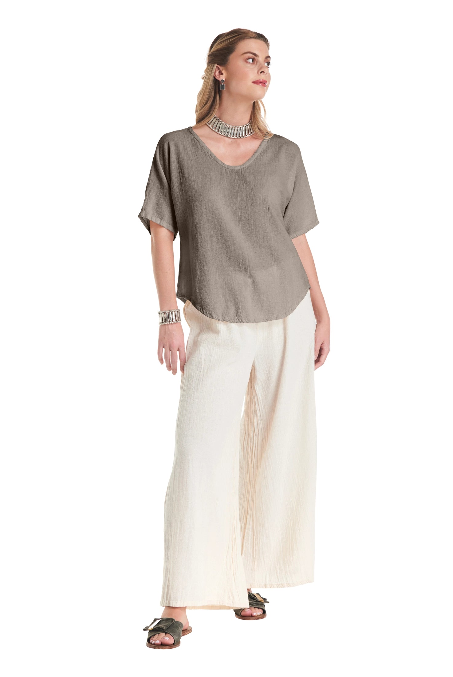 Tess Cotton Gauze Blouse-Oh My Gauze