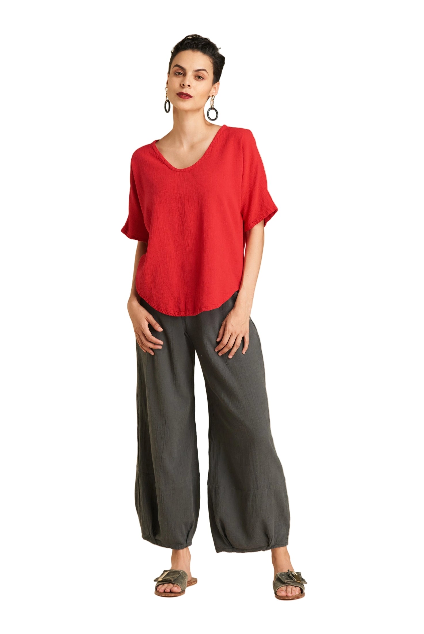 Tess Cotton Gauze Blouse-Oh My Gauze