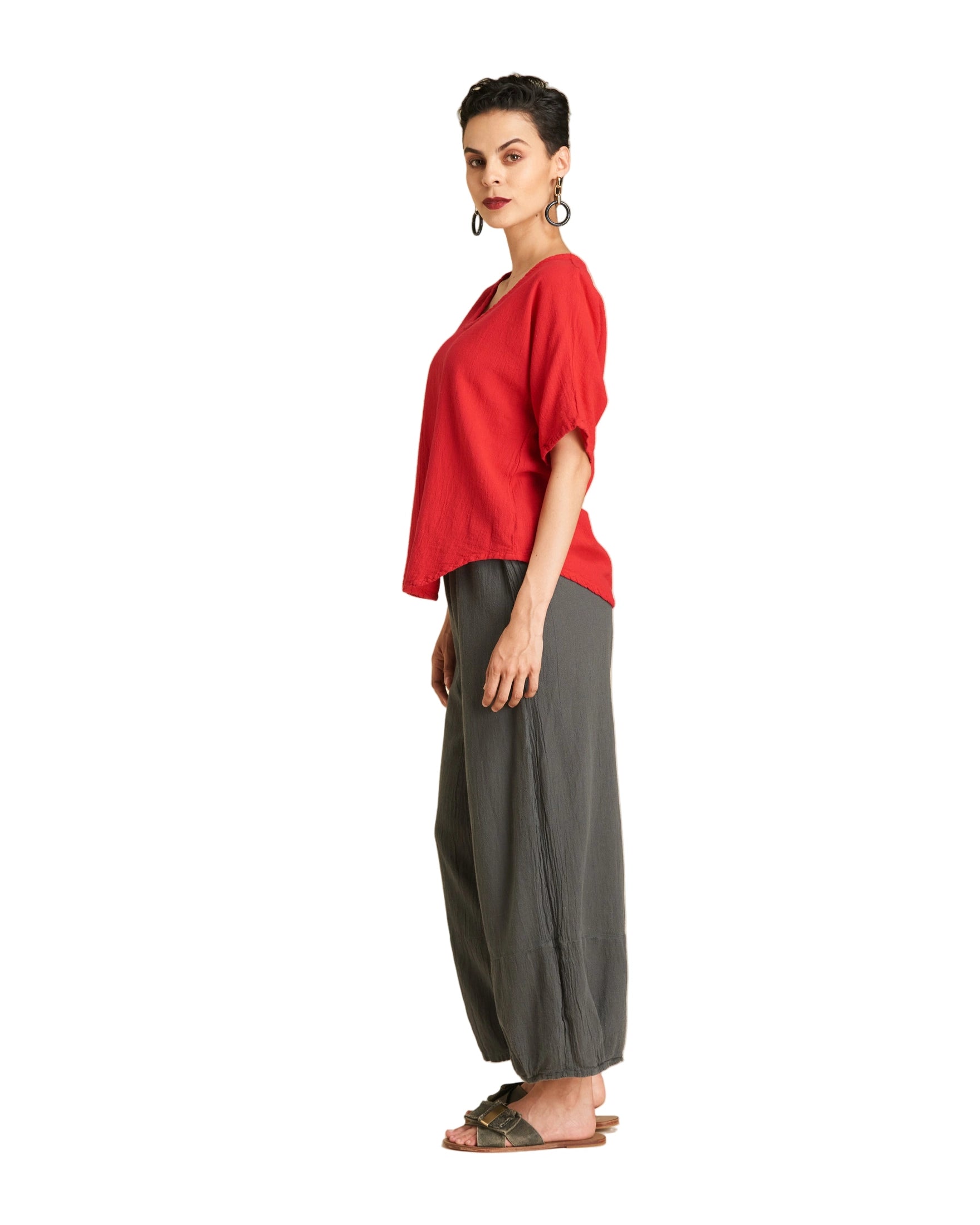 Tess Cotton Gauze Blouse-Oh My Gauze
