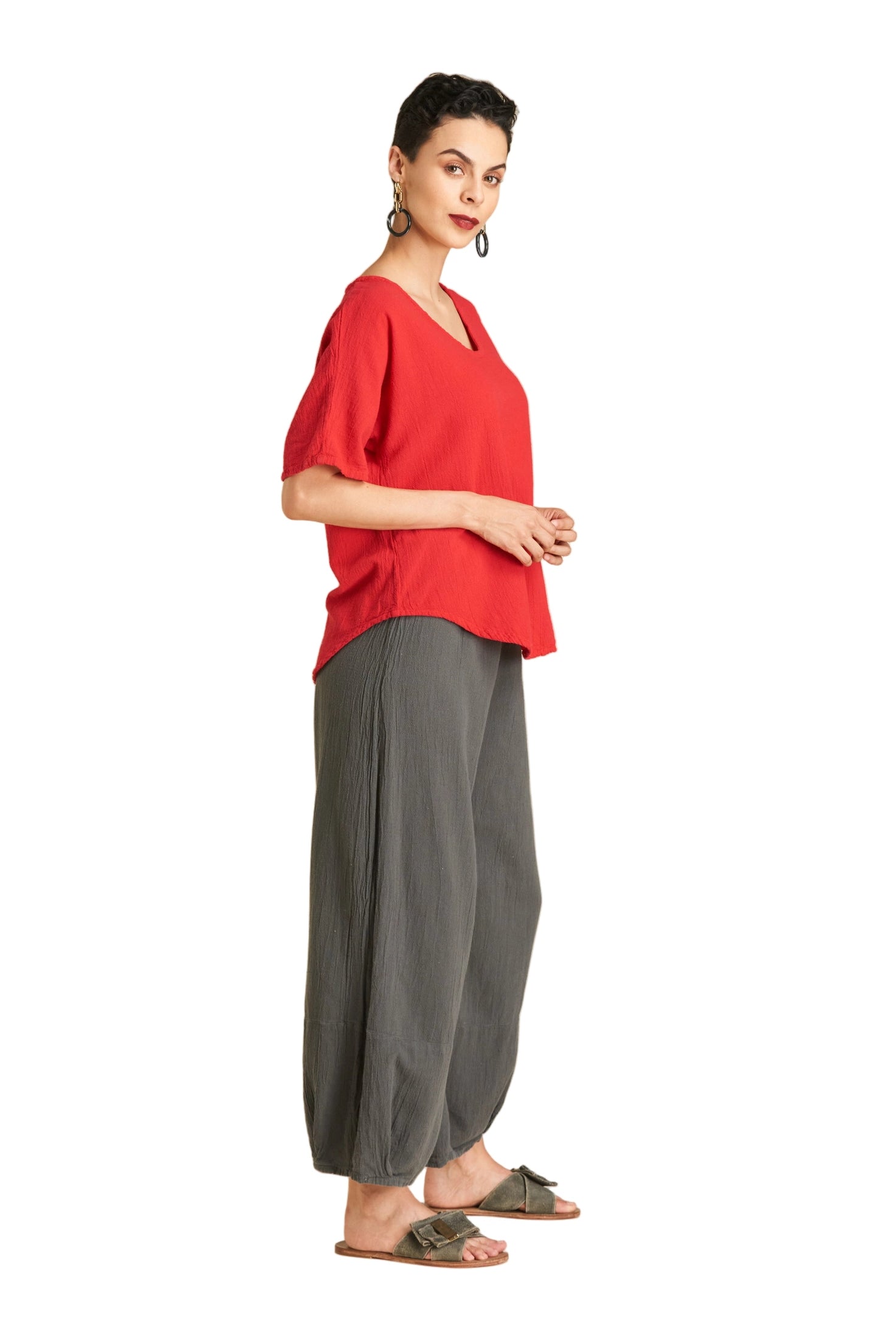 Tess Cotton Gauze Blouse-Oh My Gauze