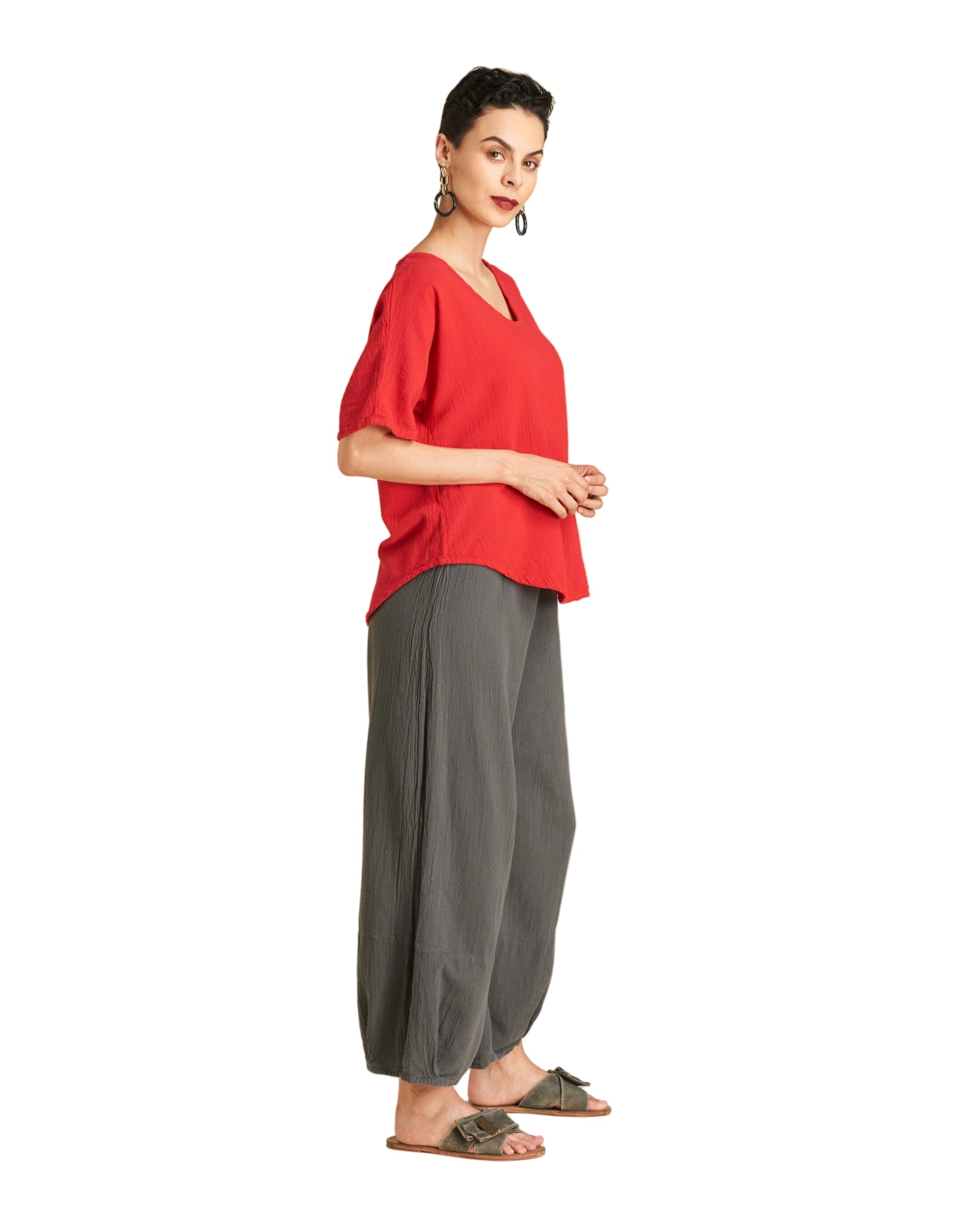 Tess Cotton Gauze Blouse-Oh My Gauze