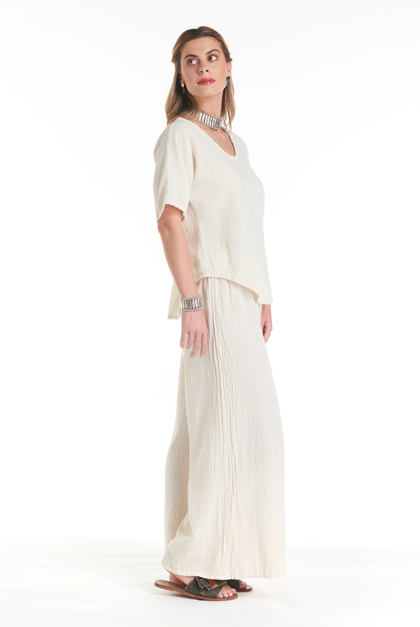 Tess Cotton Gauze Blouse-Oh My Gauze