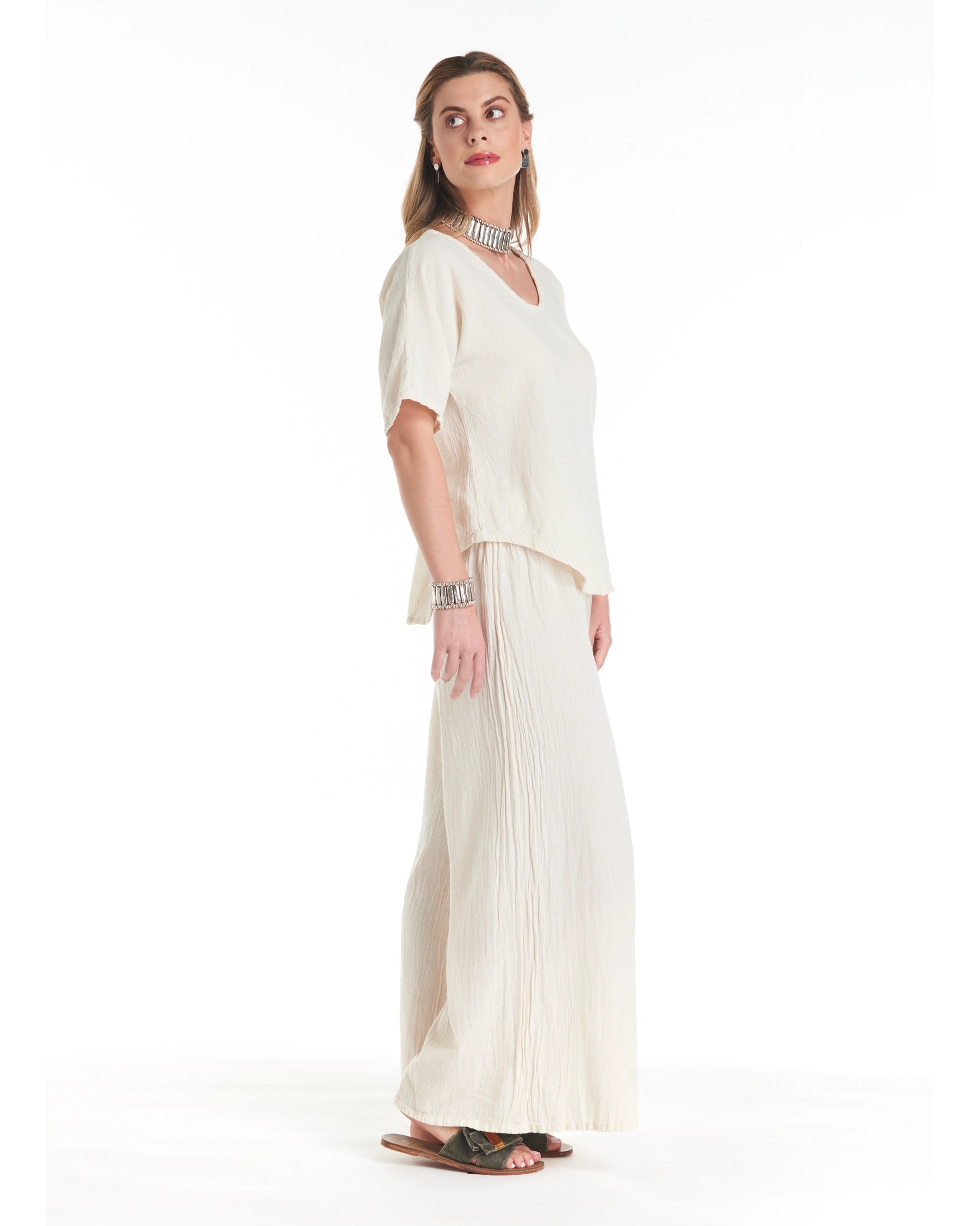 Tess Cotton Gauze Blouse-Oh My Gauze