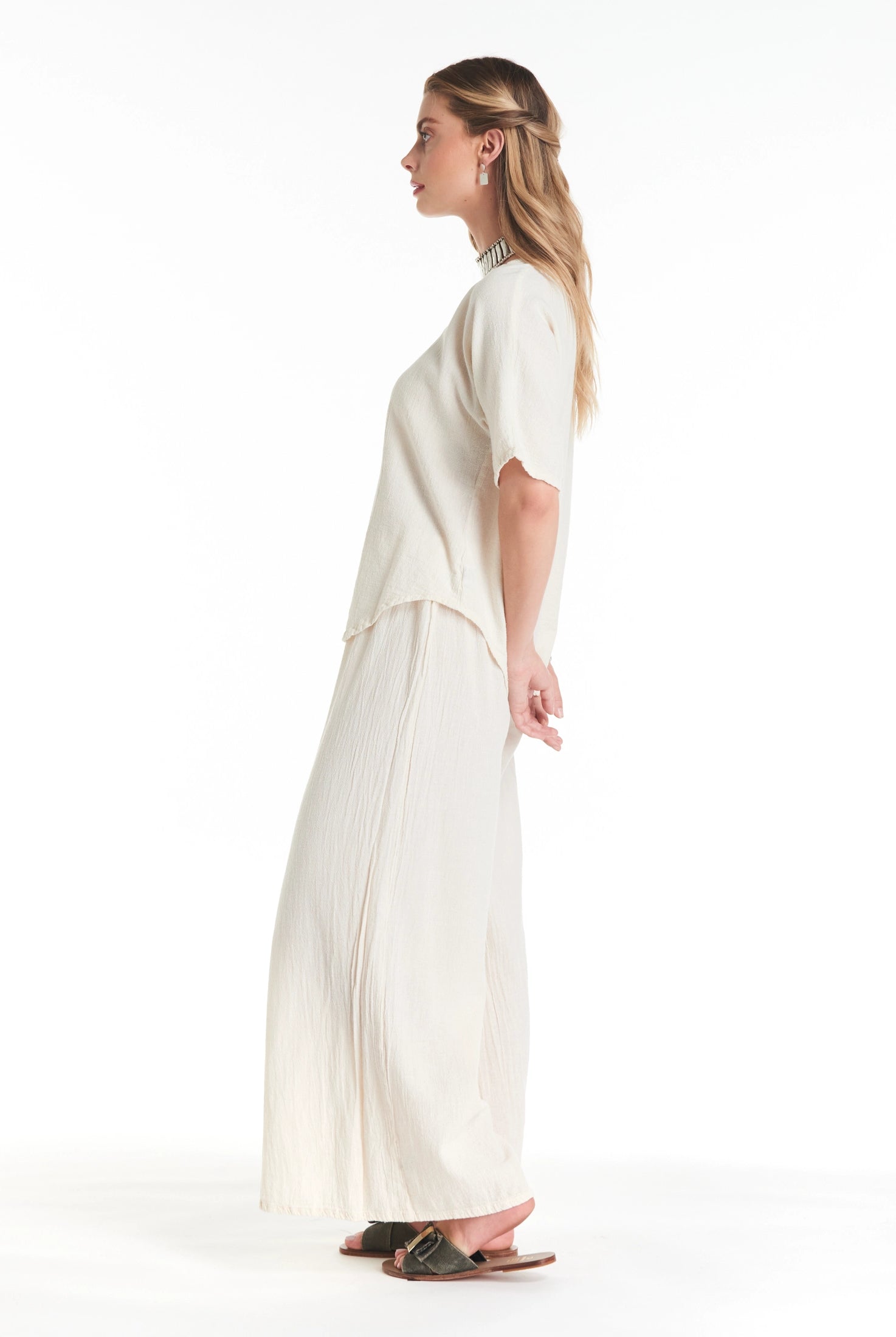 Tess Cotton Gauze Blouse-Oh My Gauze