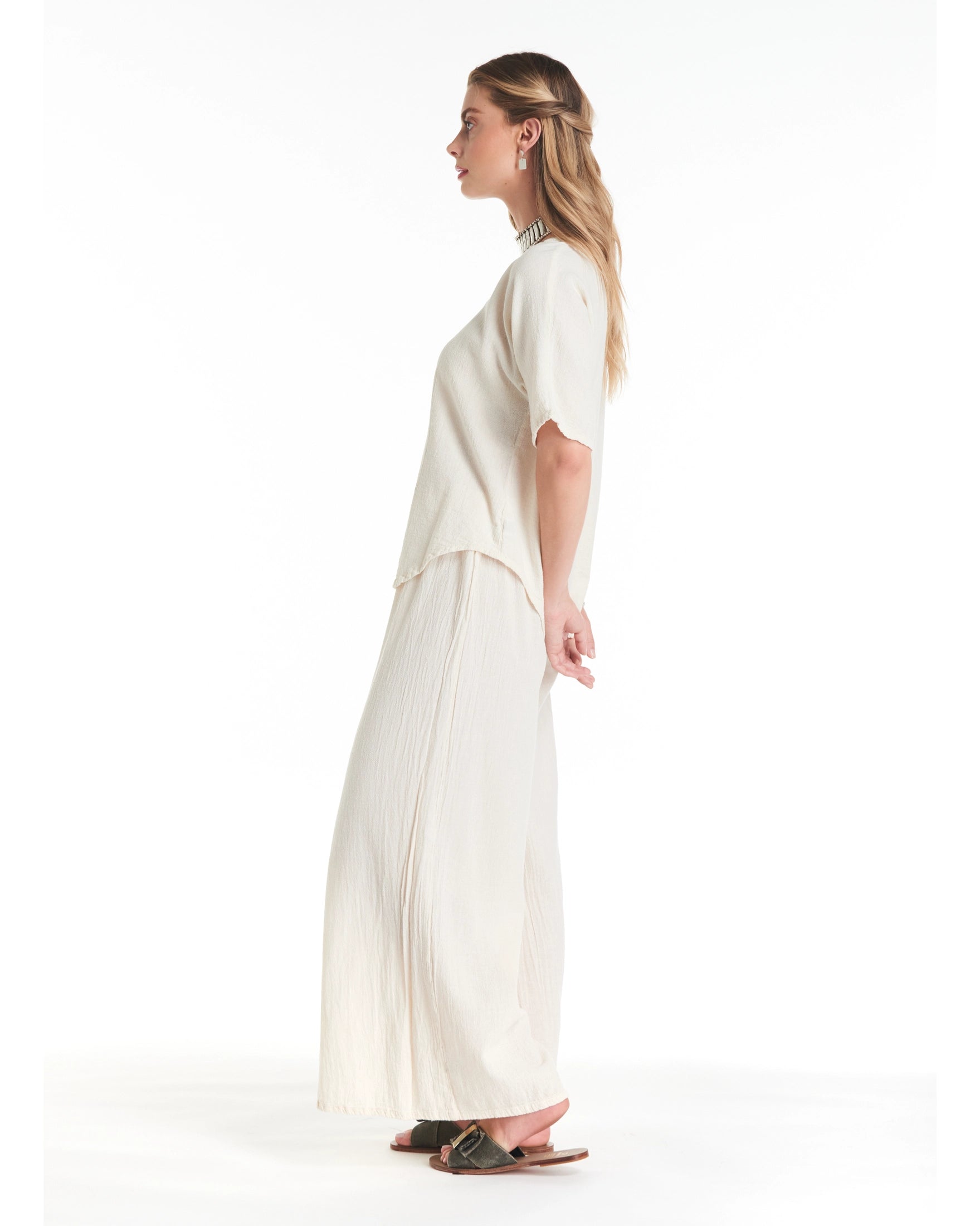 Tess Cotton Gauze Blouse-Oh My Gauze