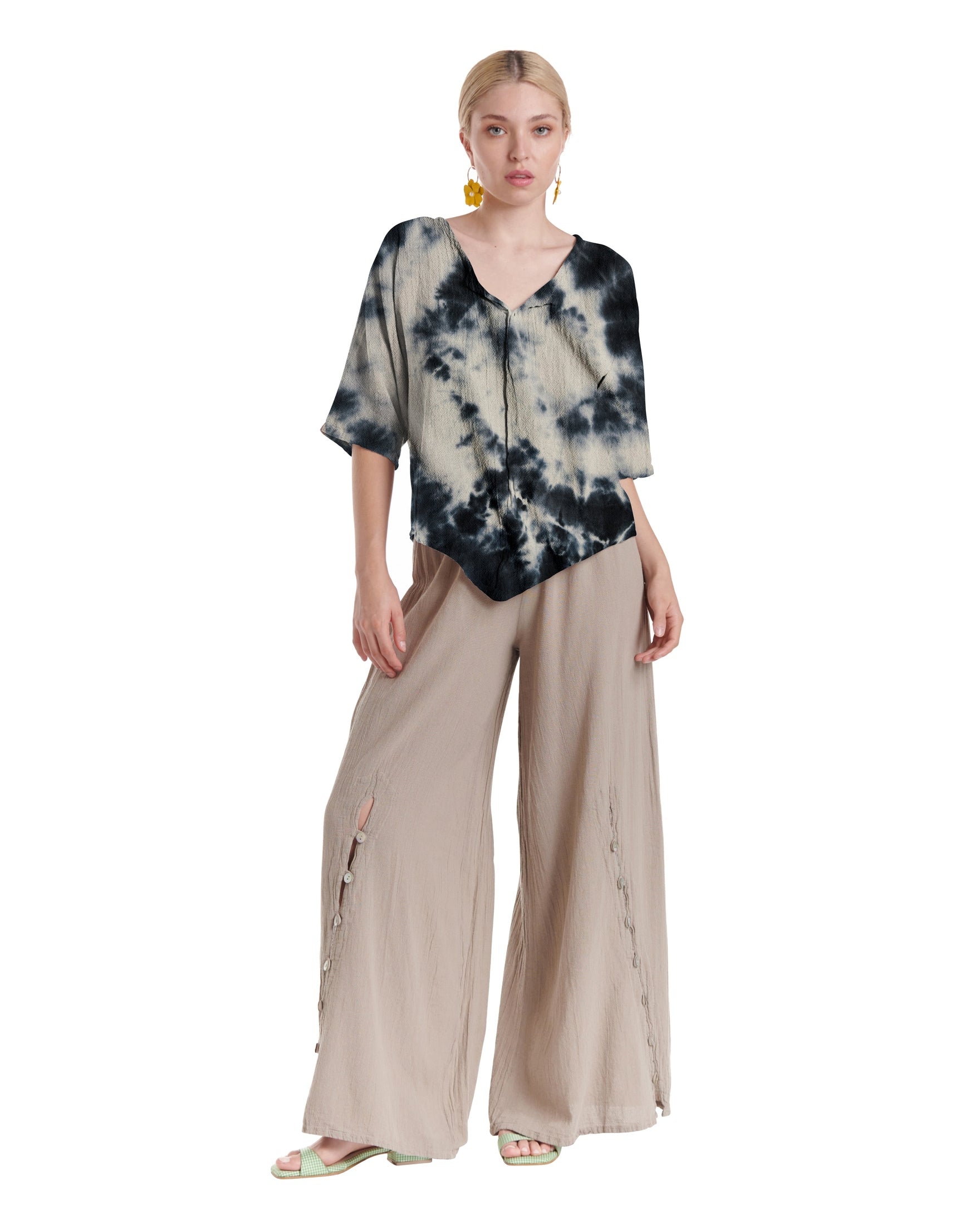 Tiny Cotton Gauze Blouse-Oh My Gauze