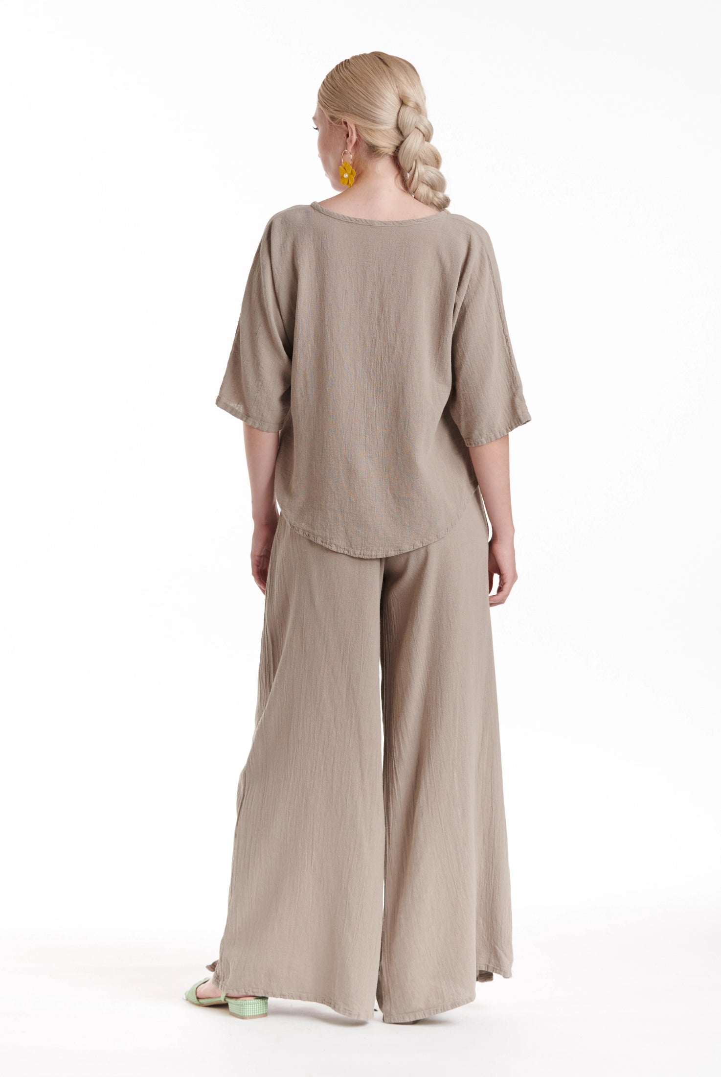 Tiny Cotton Gauze Blouse-Oh My Gauze