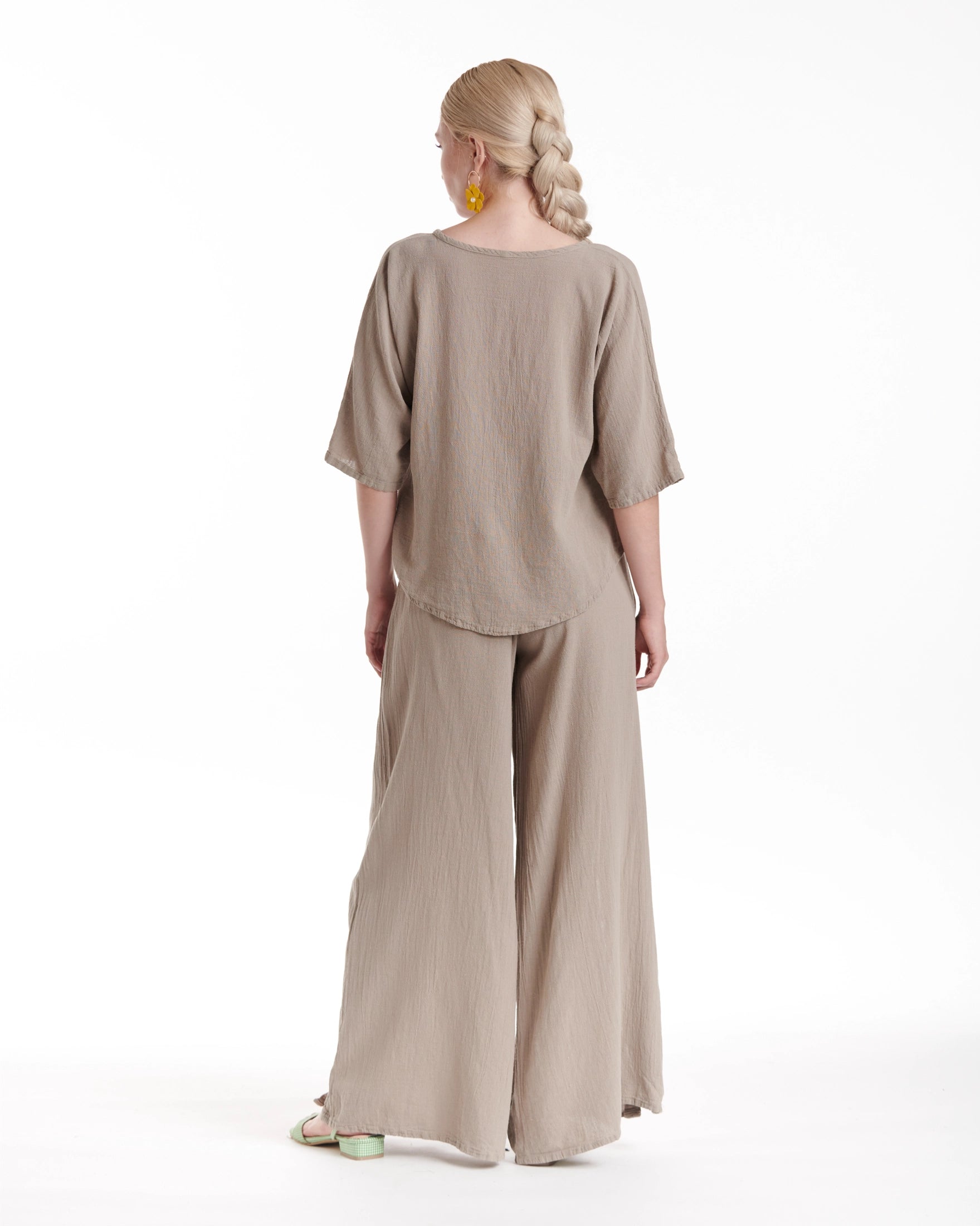 Tiny Cotton Gauze Blouse-Oh My Gauze