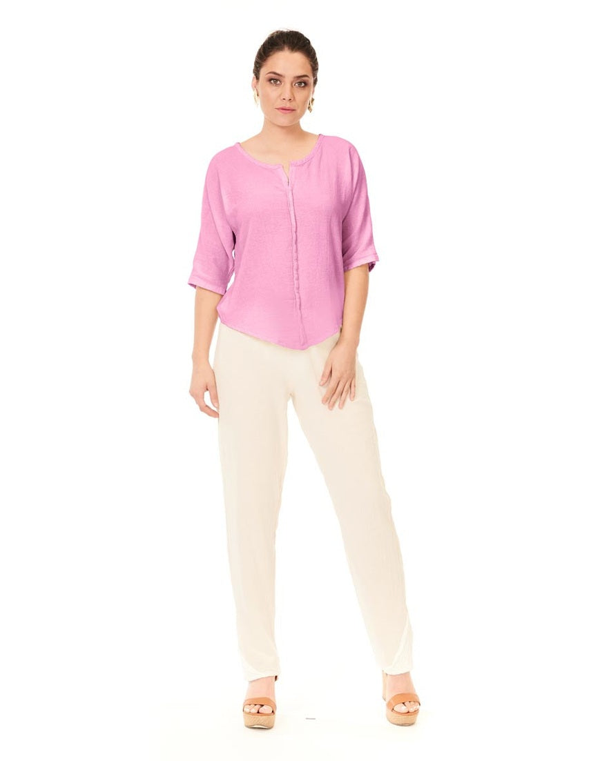 Tiny Cotton Gauze Blouse-Oh My Gauze