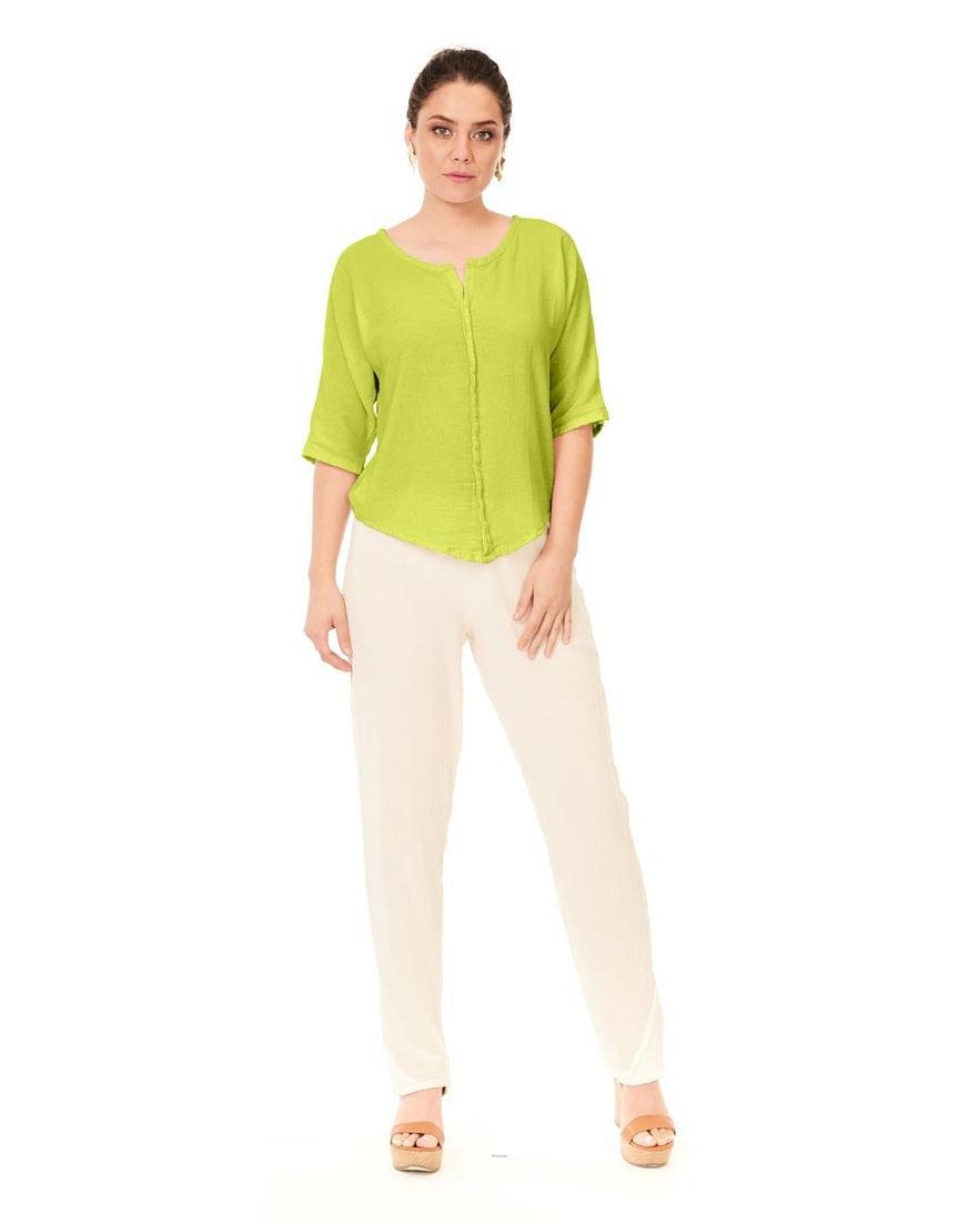 Tiny Cotton Gauze Blouse-Oh My Gauze