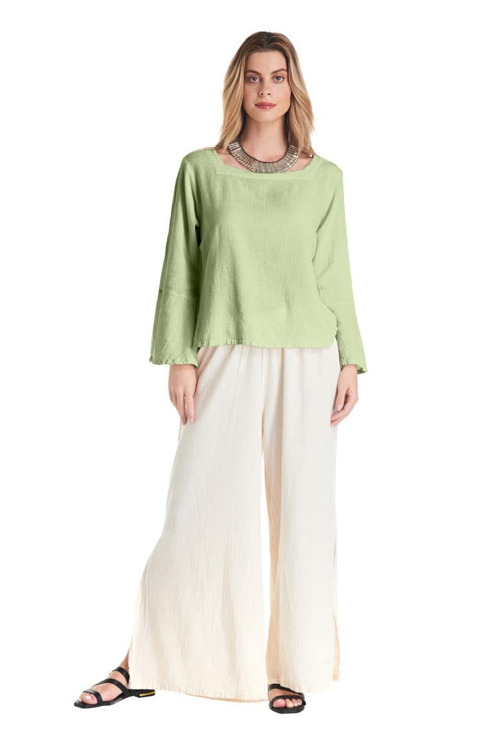 Tulip Cotton Gauze Blouse – Final Sale-Oh My Gauze