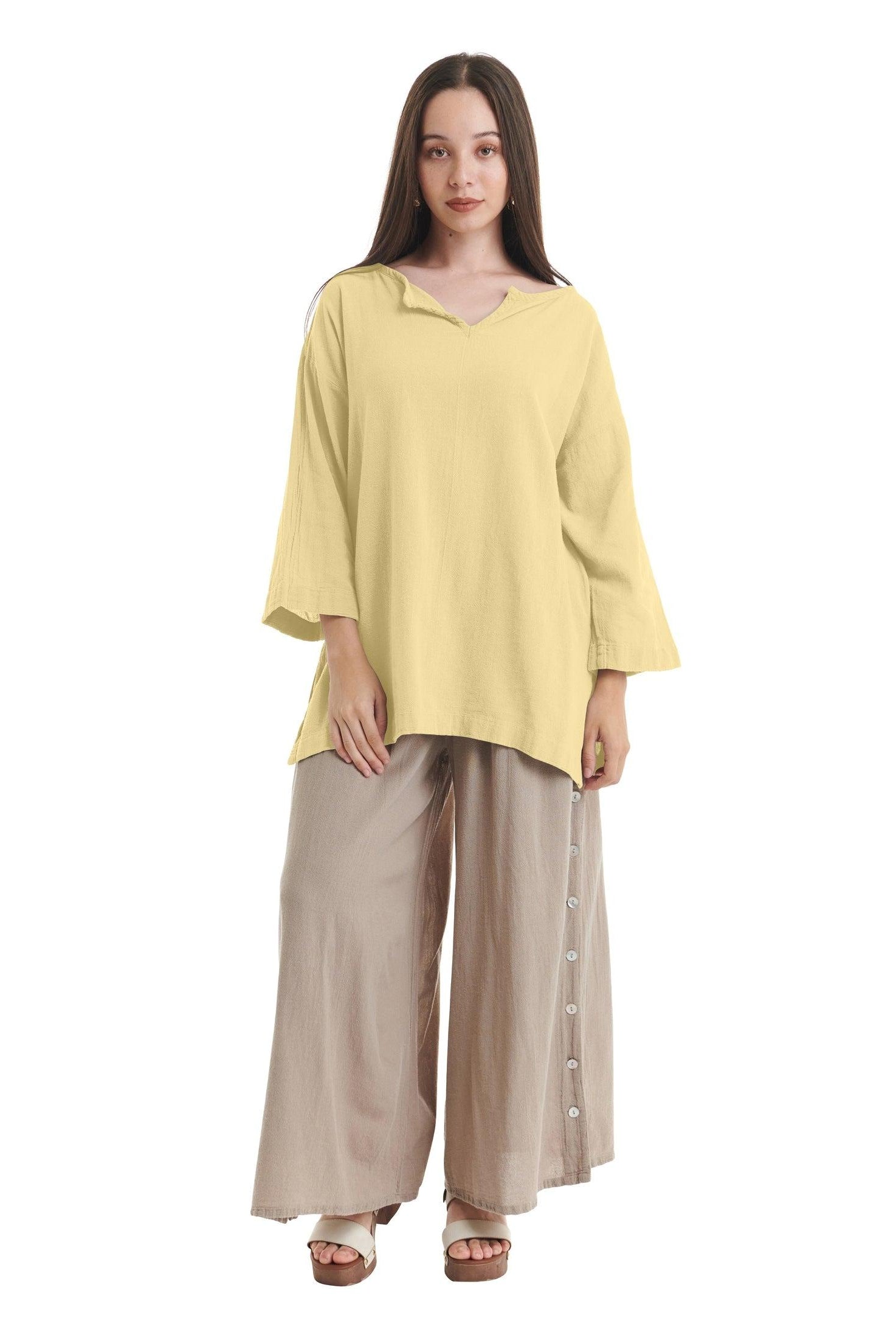 Twilight Cotton Gauze Blouse-Oh My Gauze