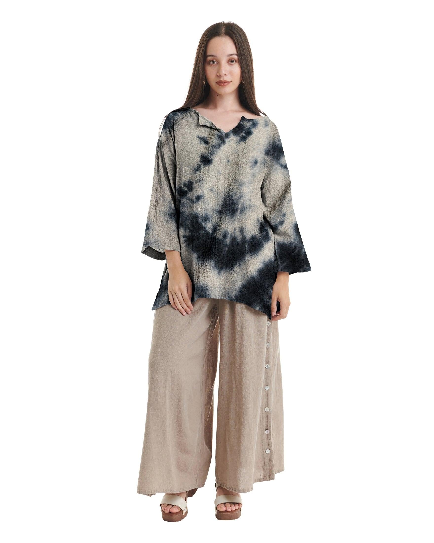 Twilight Cotton Gauze Blouse-Oh My Gauze