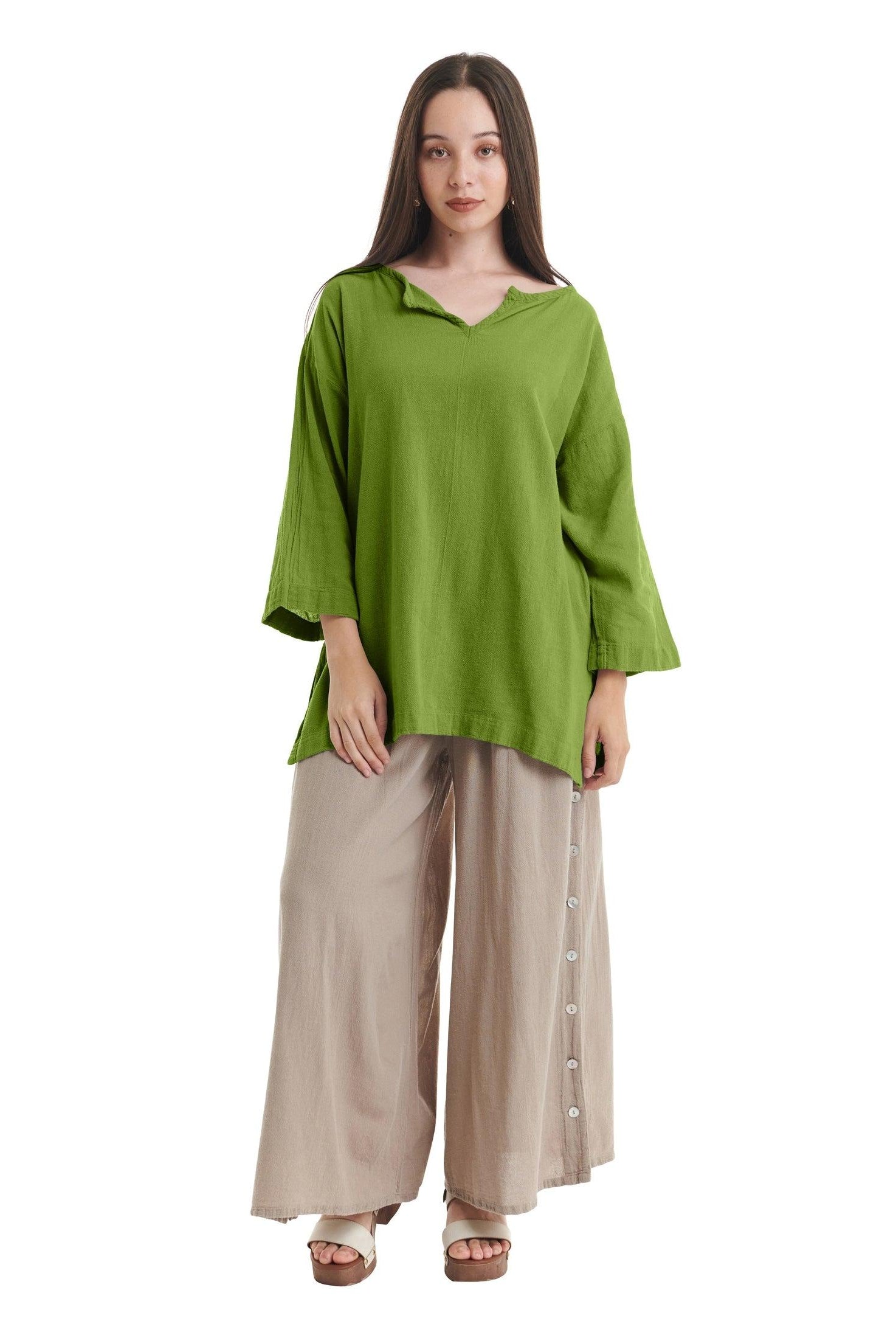 Twilight Cotton Gauze Blouse-Oh My Gauze