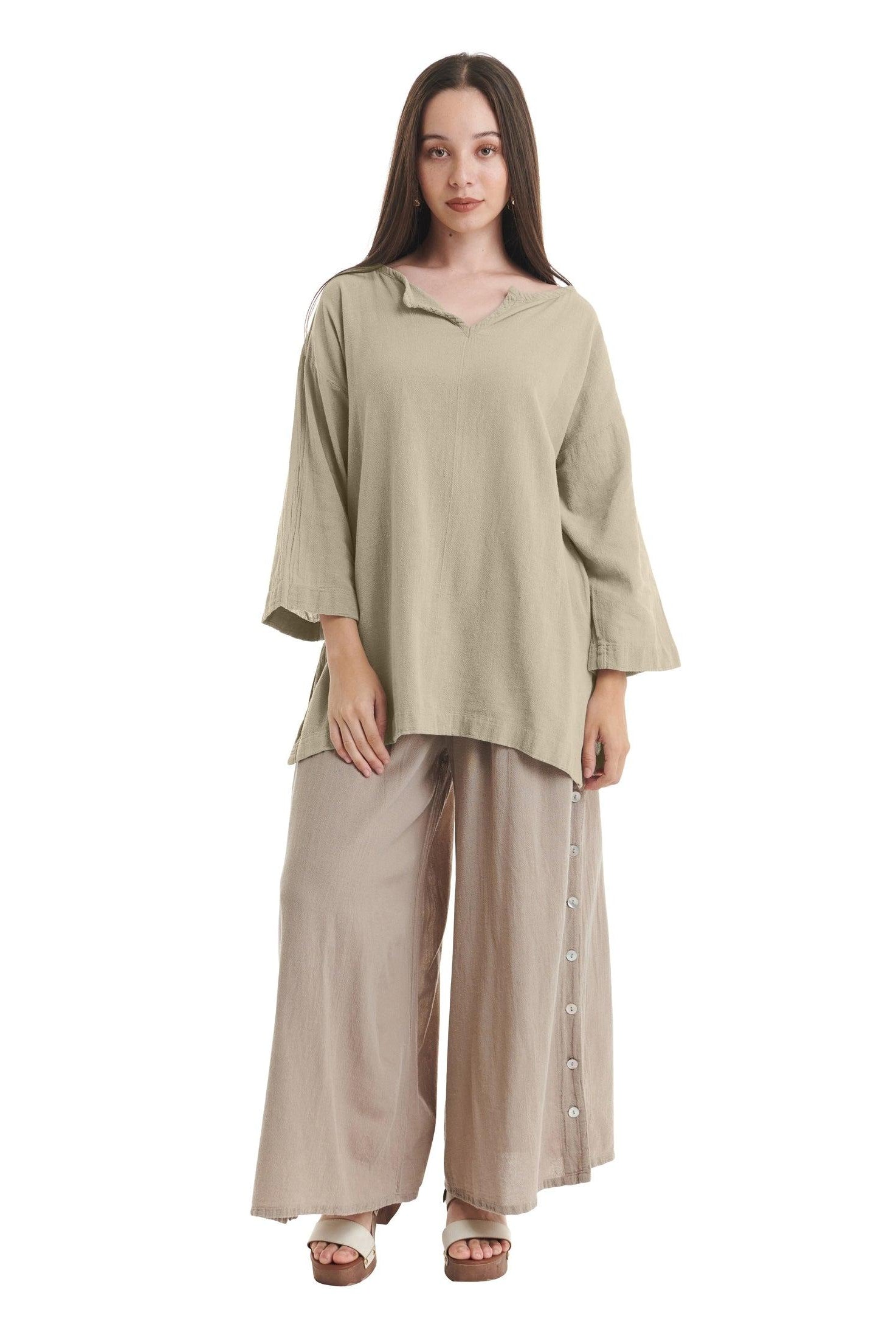 Twilight Cotton Gauze Blouse-Oh My Gauze