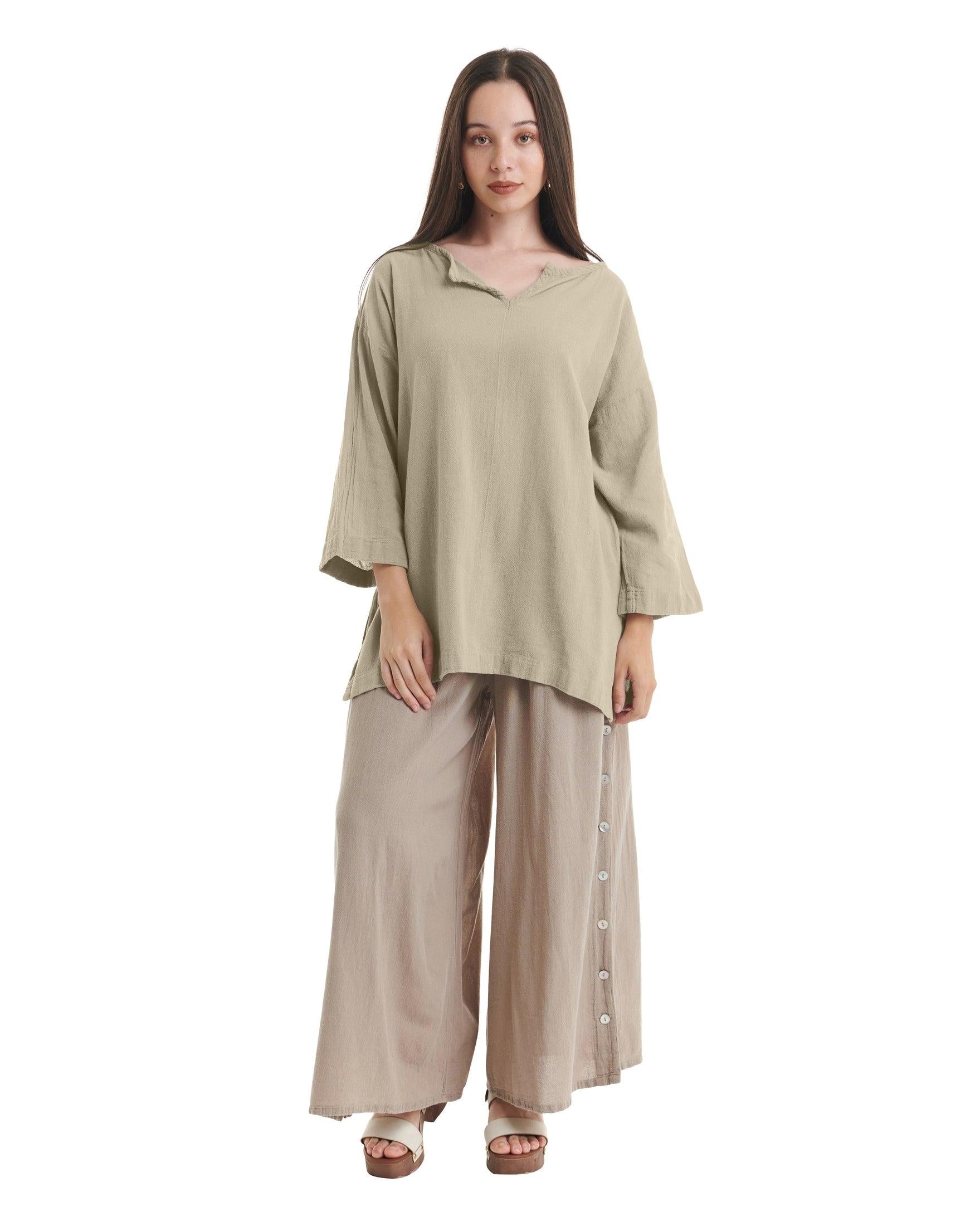Twilight Cotton Gauze Blouse-Oh My Gauze