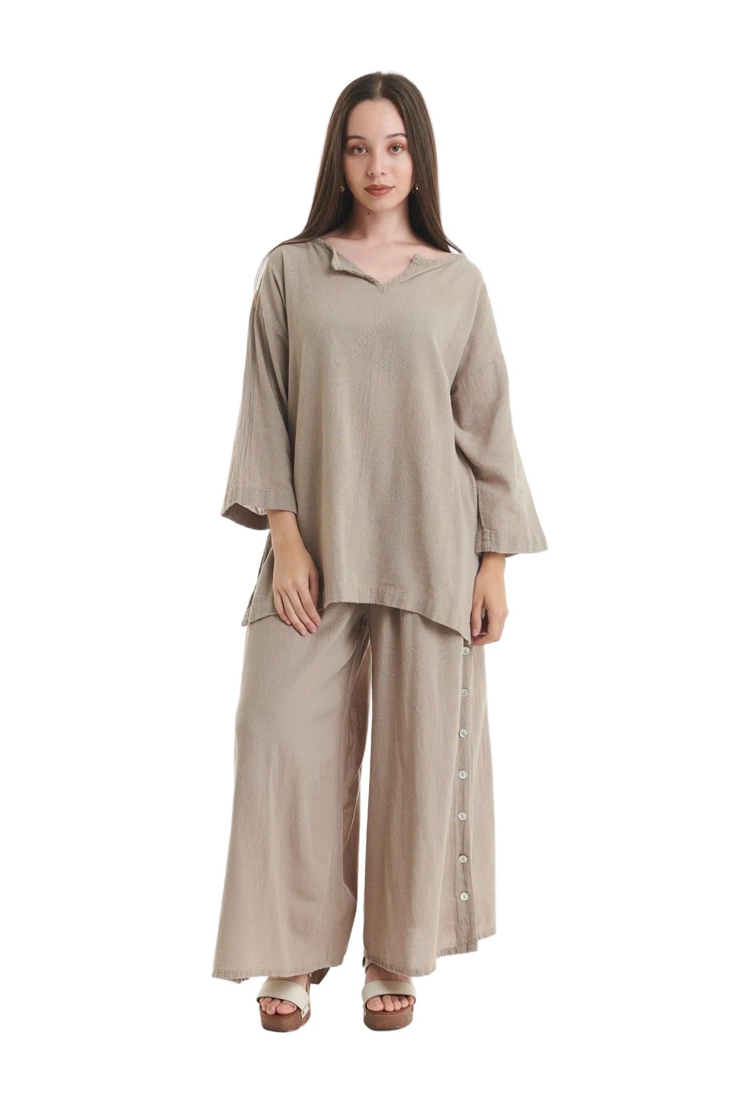 Twilight Cotton Gauze Blouse-Oh My Gauze