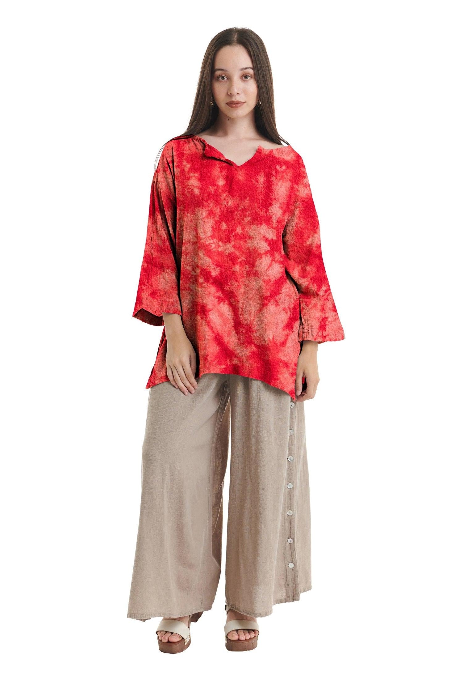 Twilight Cotton Gauze Blouse-Oh My Gauze