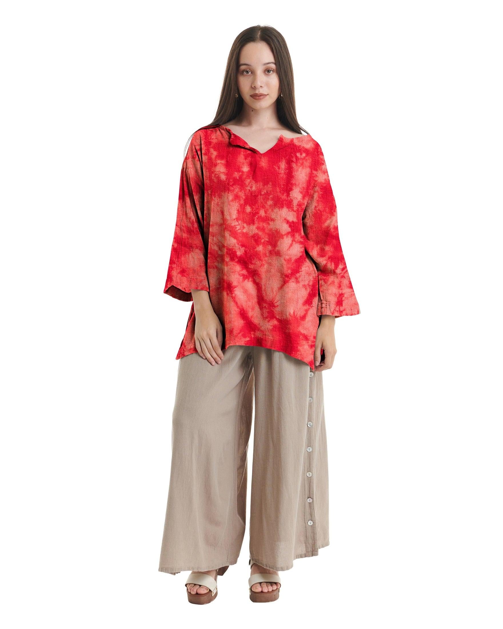 Twilight Cotton Gauze Blouse-Oh My Gauze