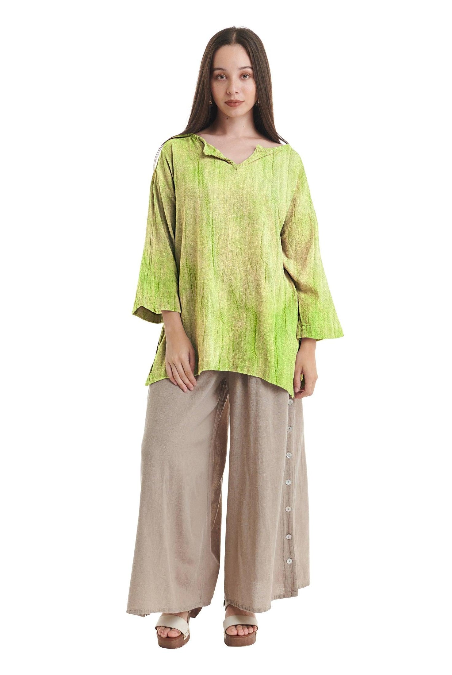 Twilight Cotton Gauze Blouse-Oh My Gauze