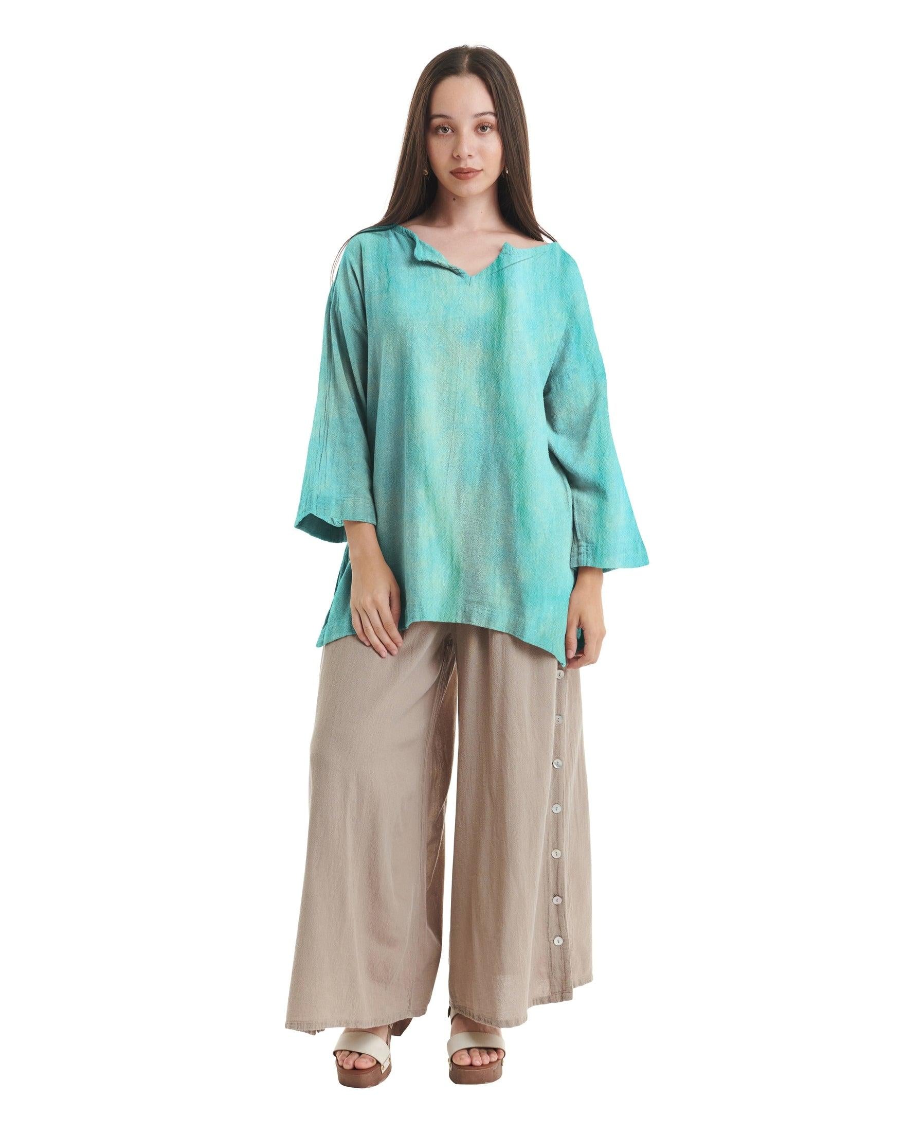 Twilight Cotton Gauze Blouse-Oh My Gauze