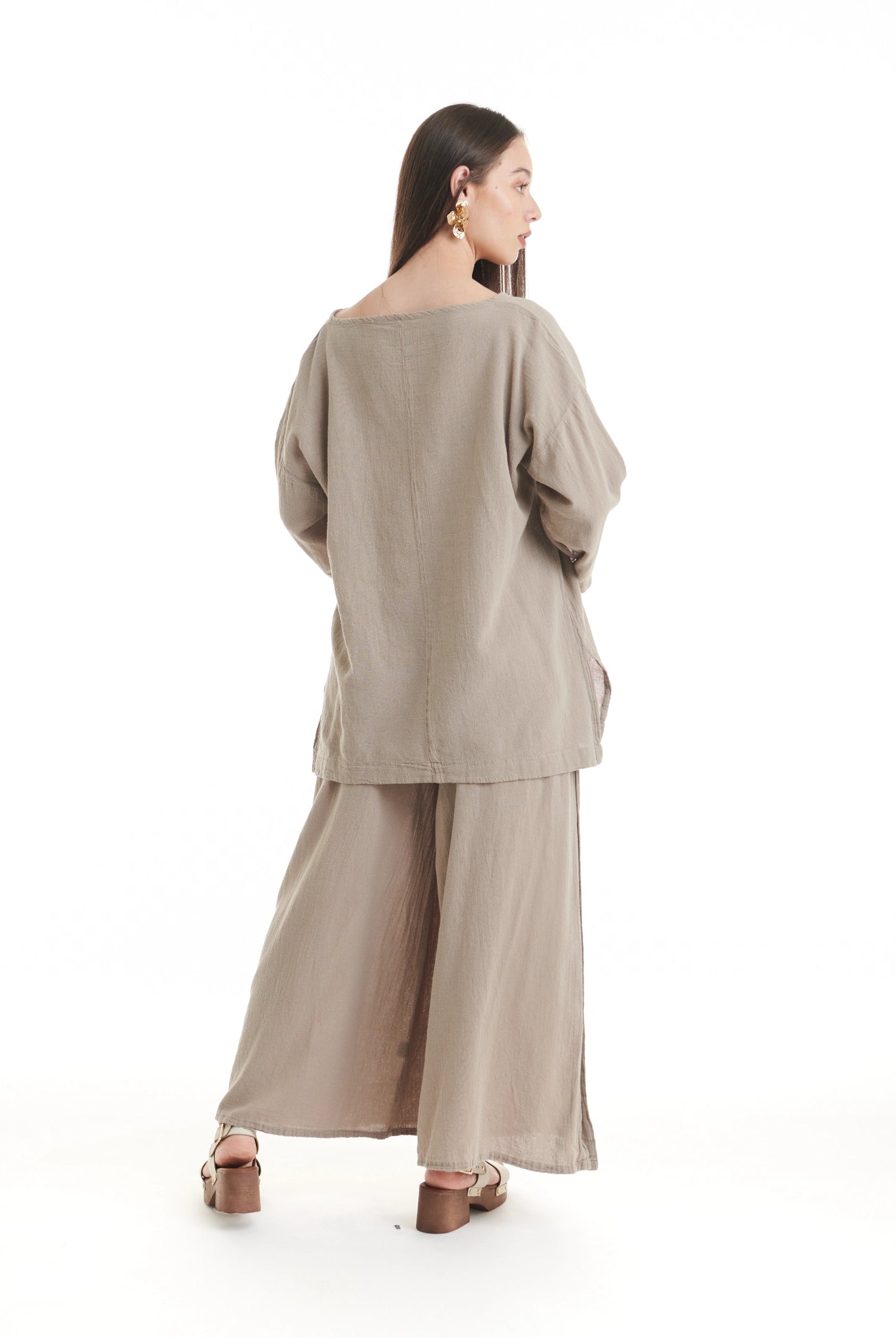 Twilight Cotton Gauze Blouse - New-Oh My Gauze