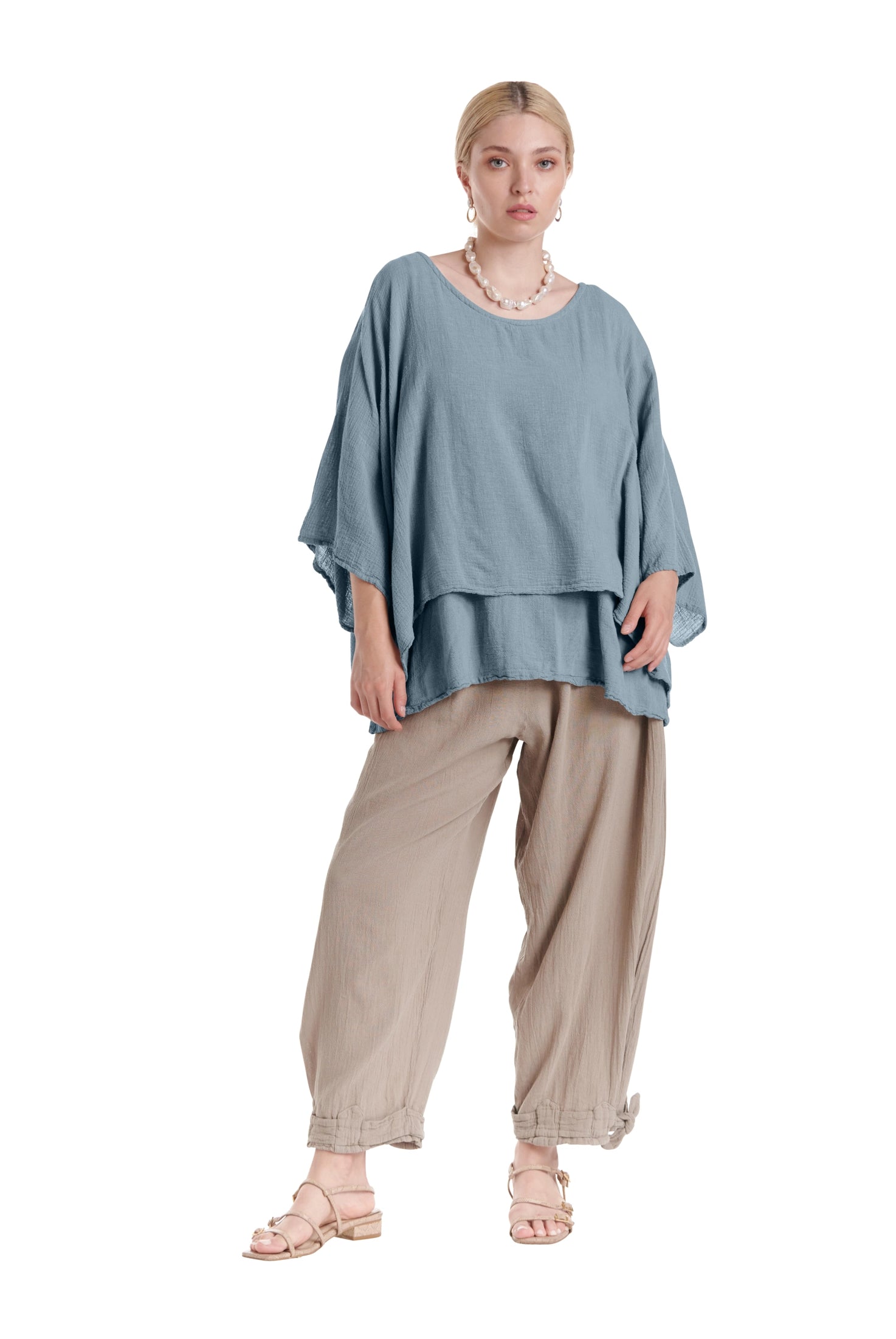 Twins Blouse-Oh My Gauze