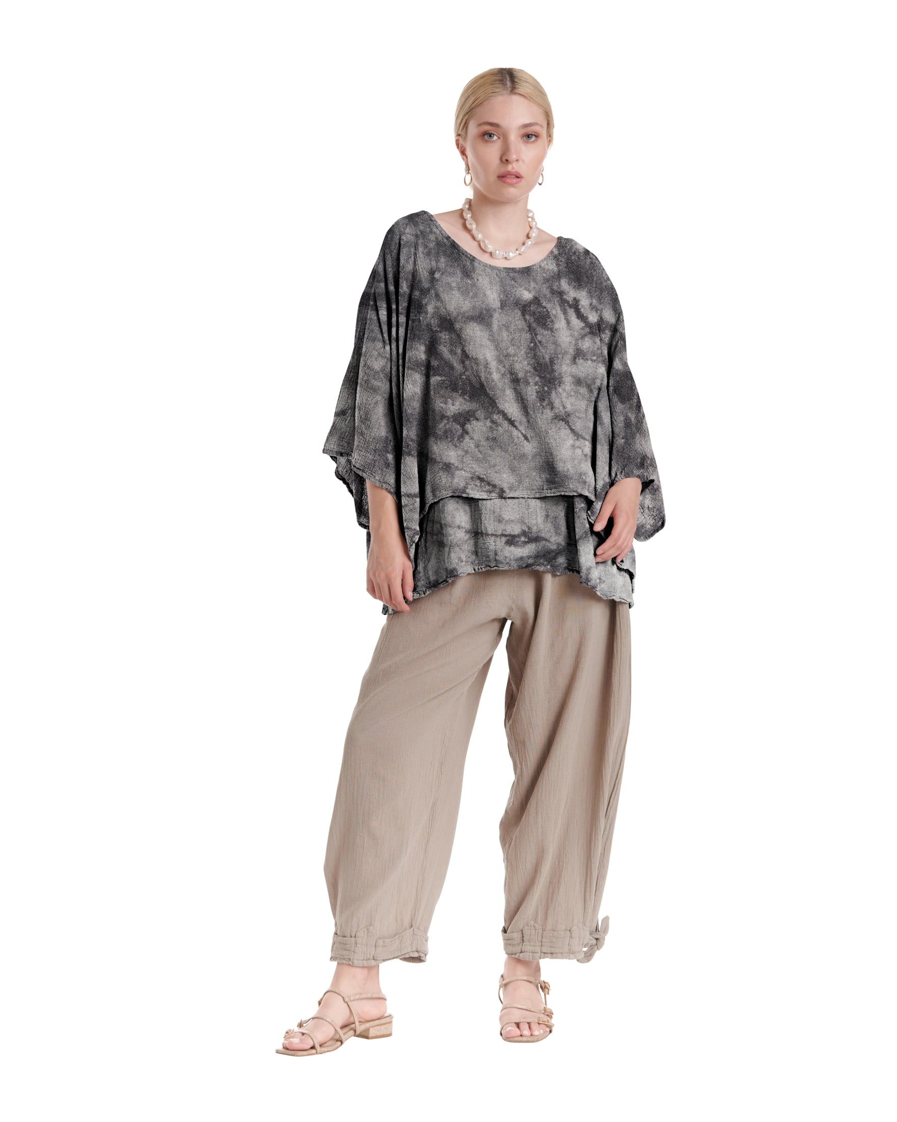 Twins Cotton Gauze Blouse-Oh My Gauze