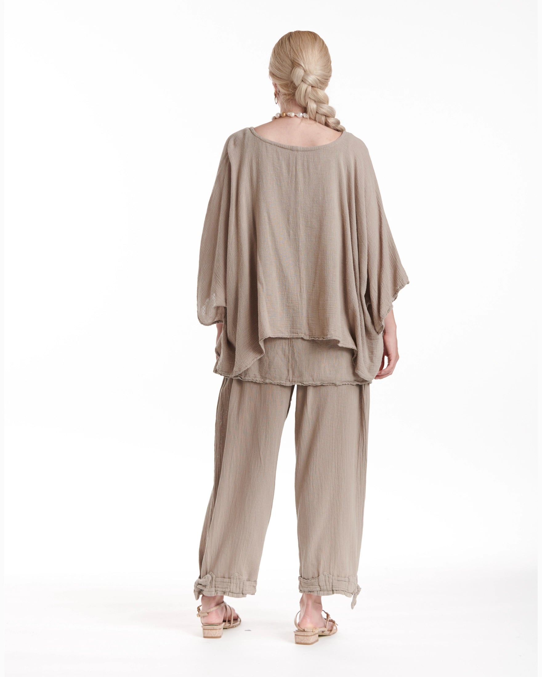 Twins Cotton Gauze Blouse-Oh My Gauze