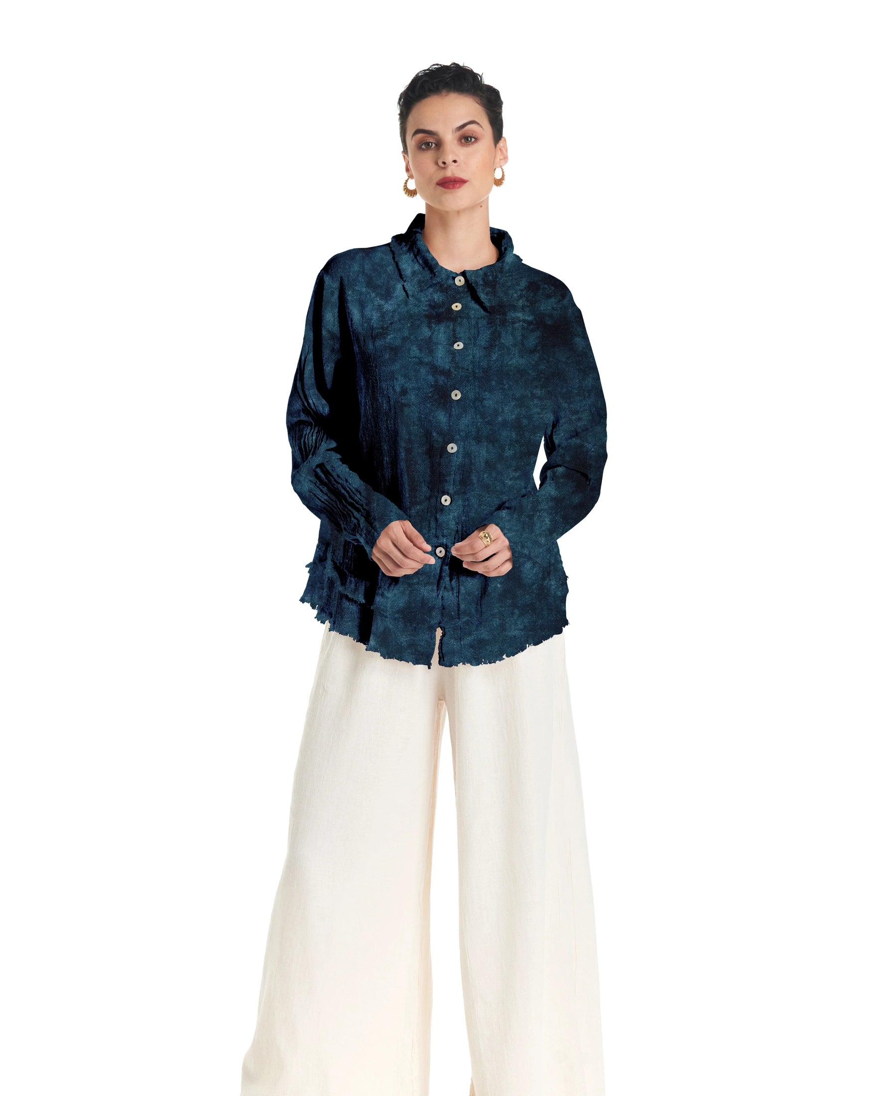 Urban Cotton Gauze Blouse-Oh My Gauze