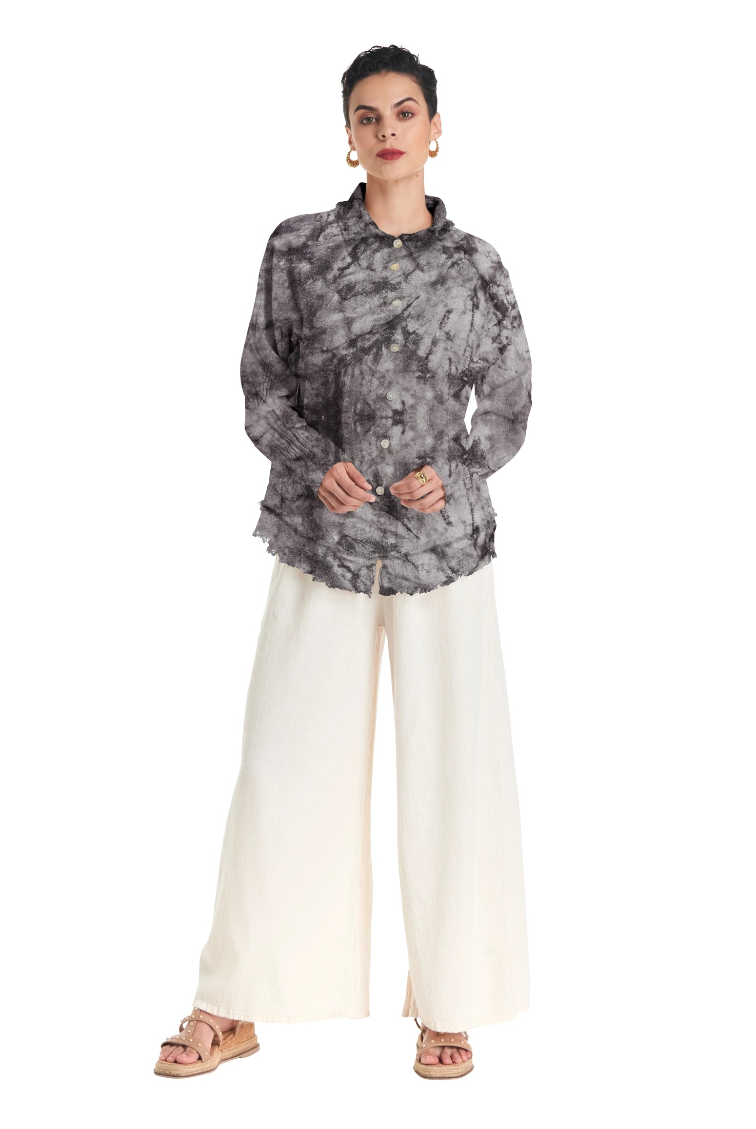 Urban Cotton Gauze Blouse-Oh My Gauze