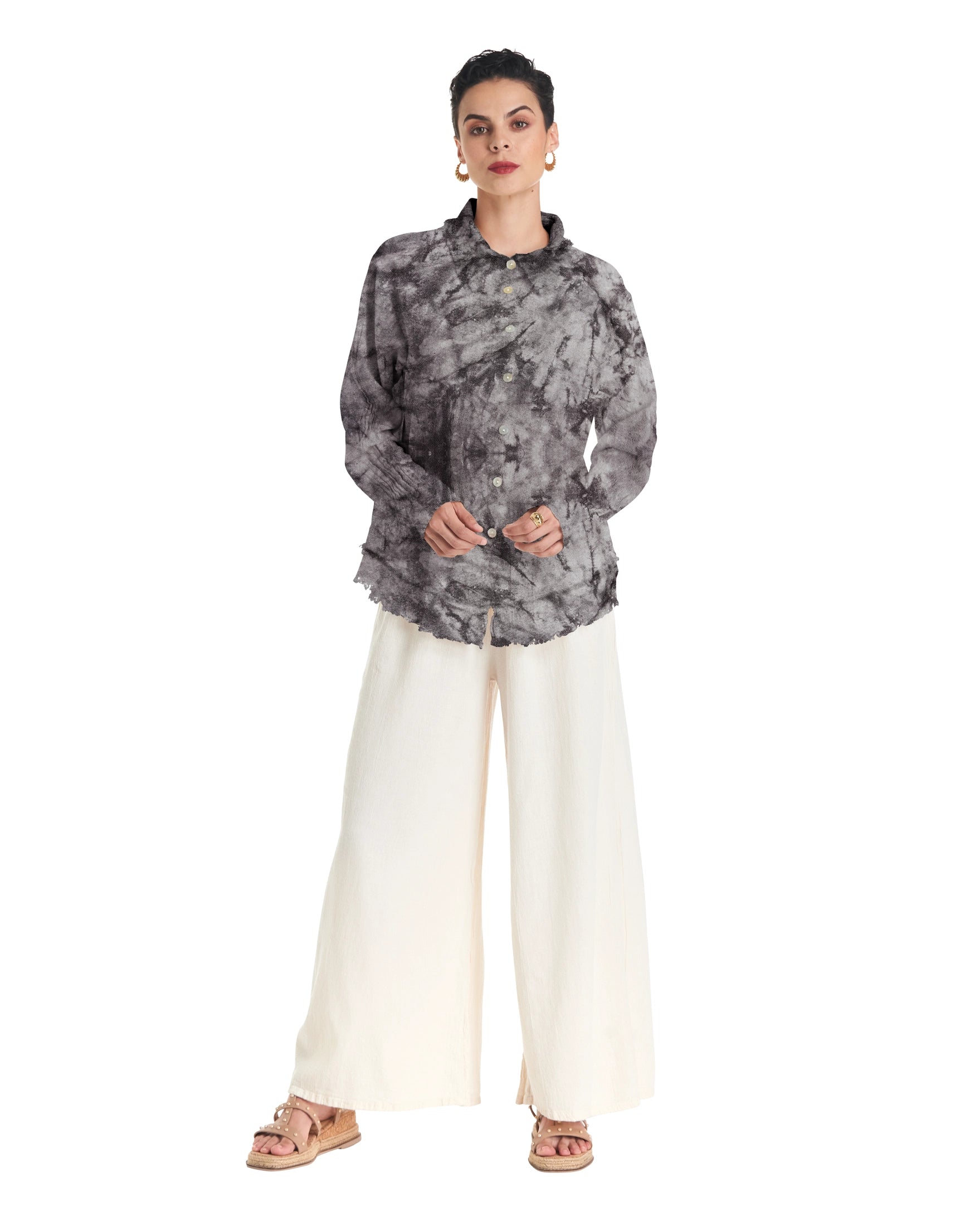 Urban Cotton Gauze Blouse-Oh My Gauze