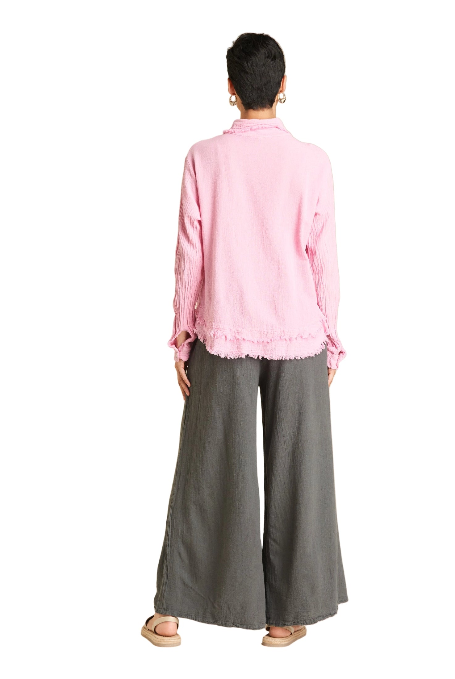 Urban Cotton Gauze Blouse-Oh My Gauze