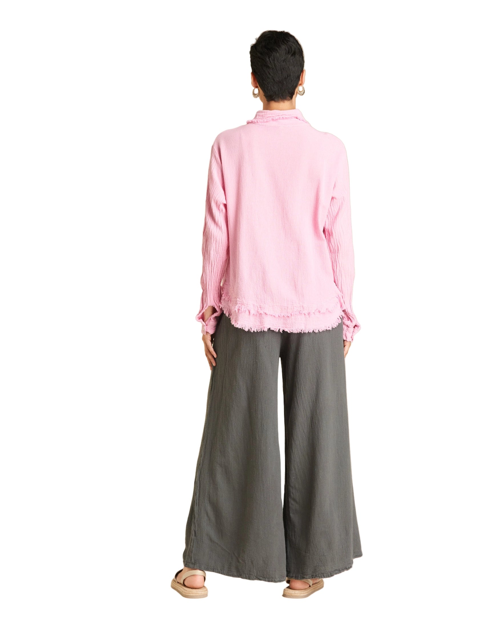 Urban Cotton Gauze Blouse-Oh My Gauze