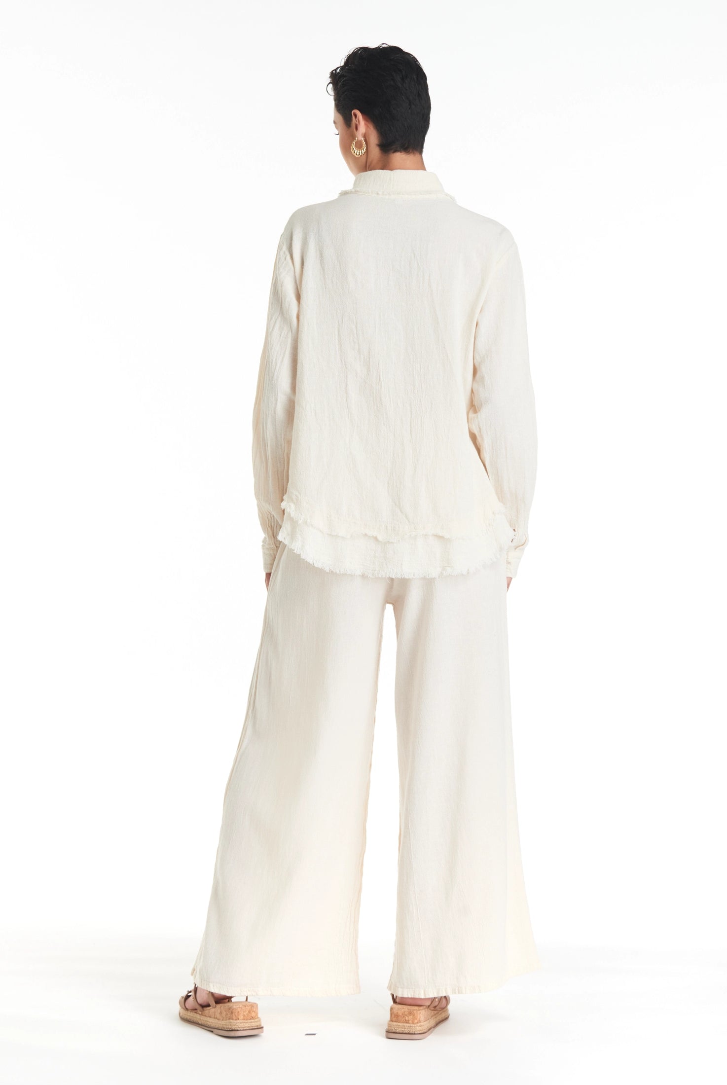 Urban Cotton Gauze Blouse-Oh My Gauze