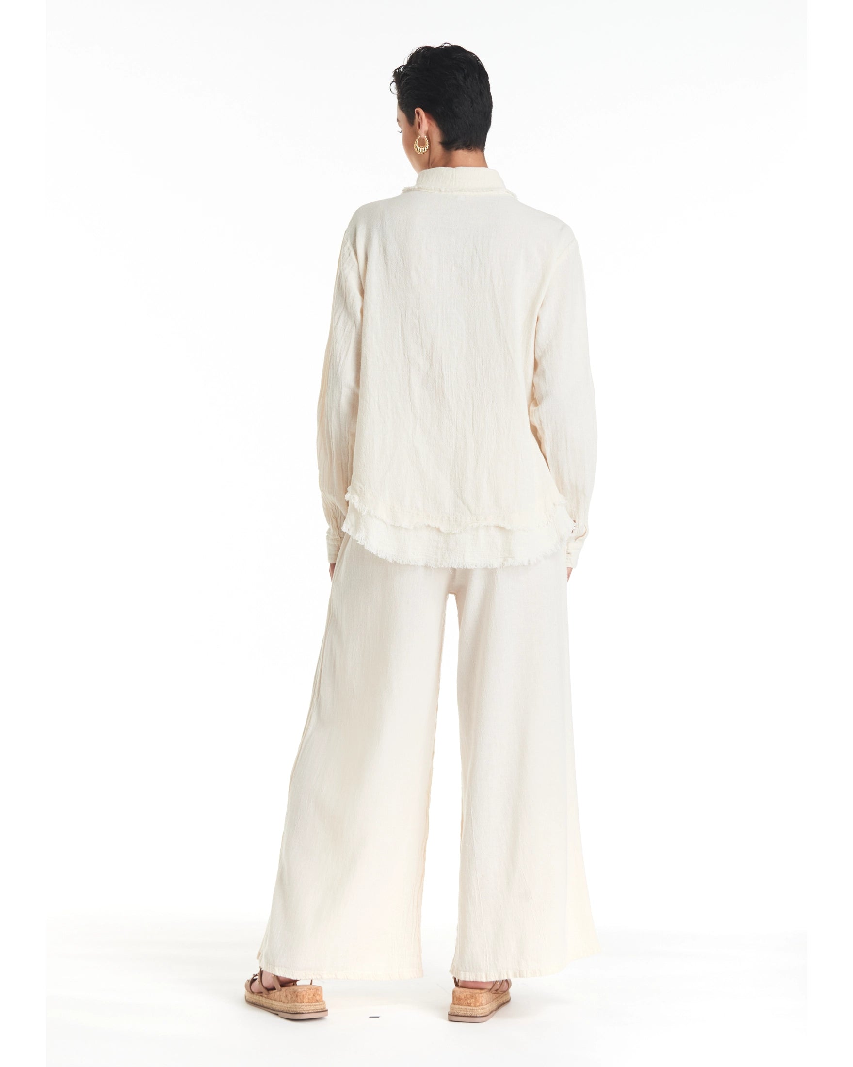 Urban Cotton Gauze Blouse - Final Sale-Oh My Gauze