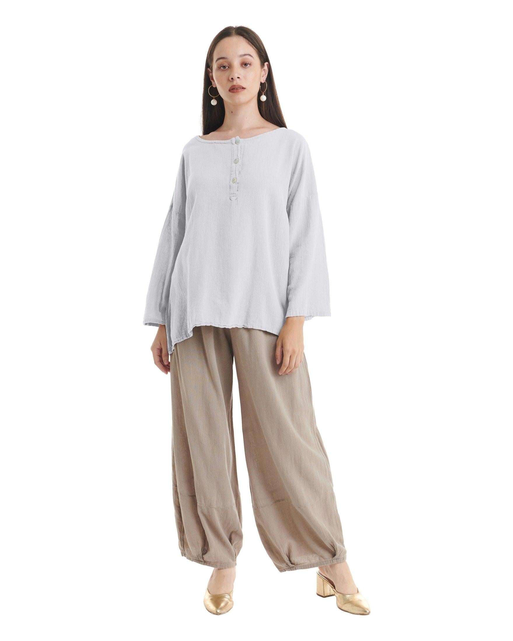 Valley Cotton Gauze Blouse-Oh My Gauze