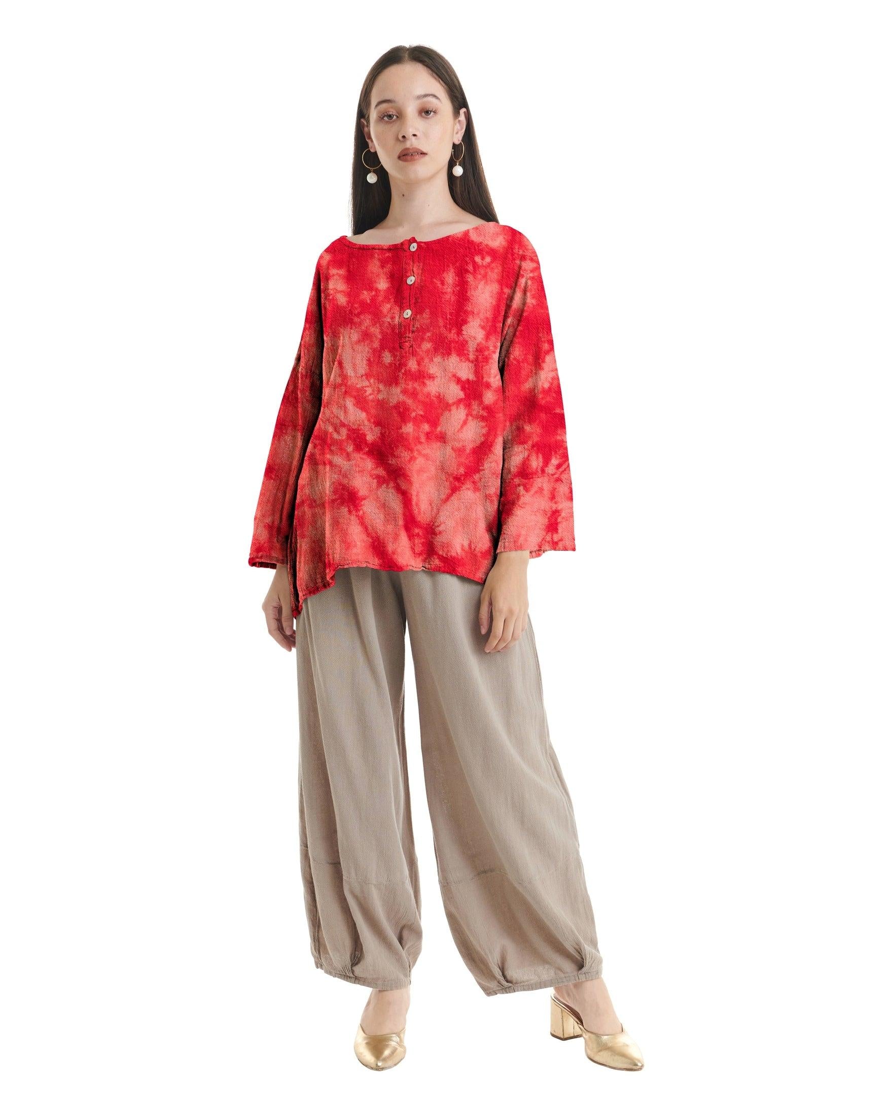 Valley Cotton Gauze Blouse-Oh My Gauze