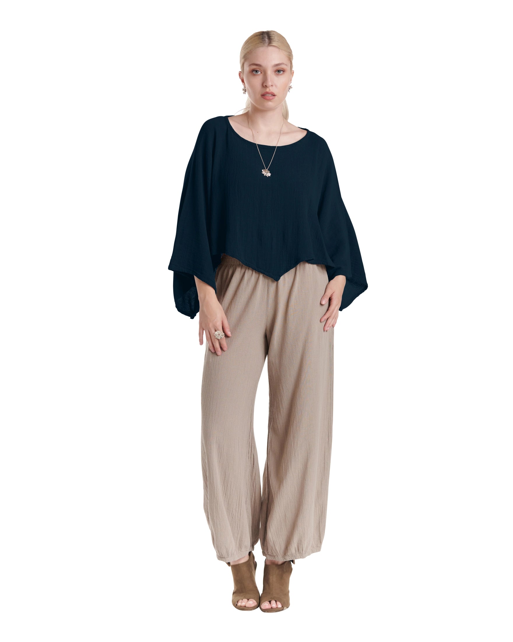 Vanna Cotton Gauze Blouse-Oh My Gauze