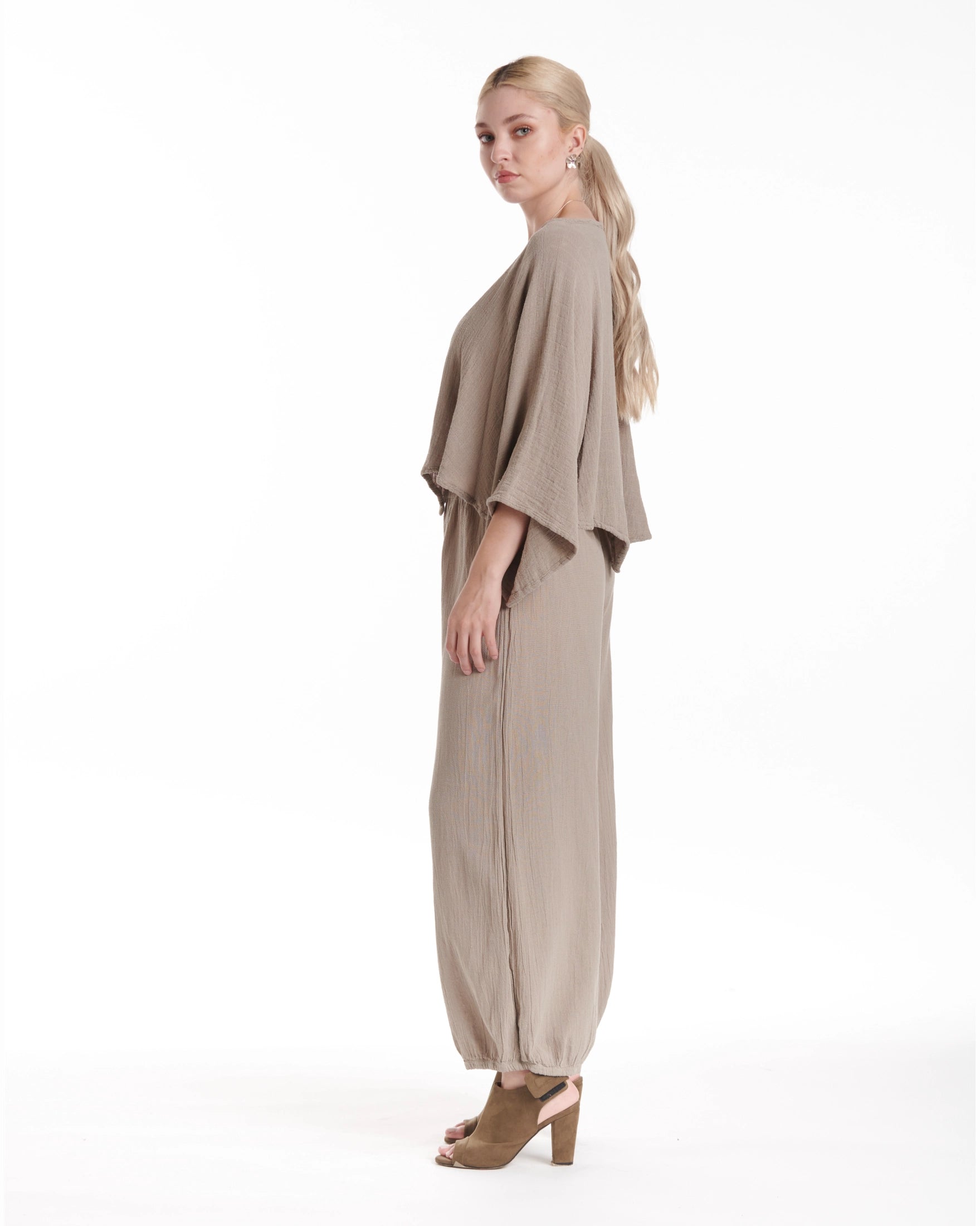 Vanna Cotton Gauze Blouse-Oh My Gauze