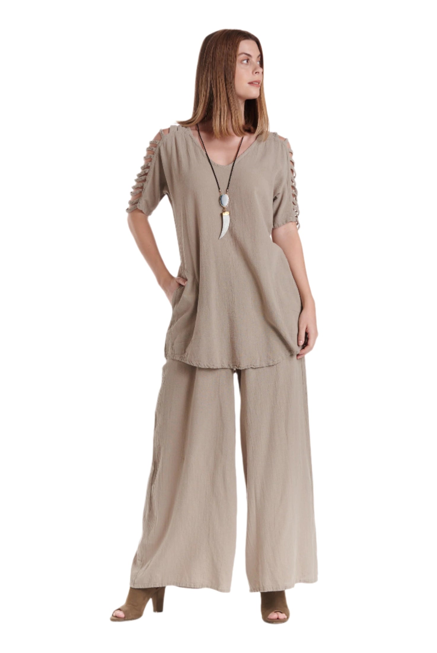 Waterfall Cotton Gauze Blouse – New Arrival-Oh My Gauze