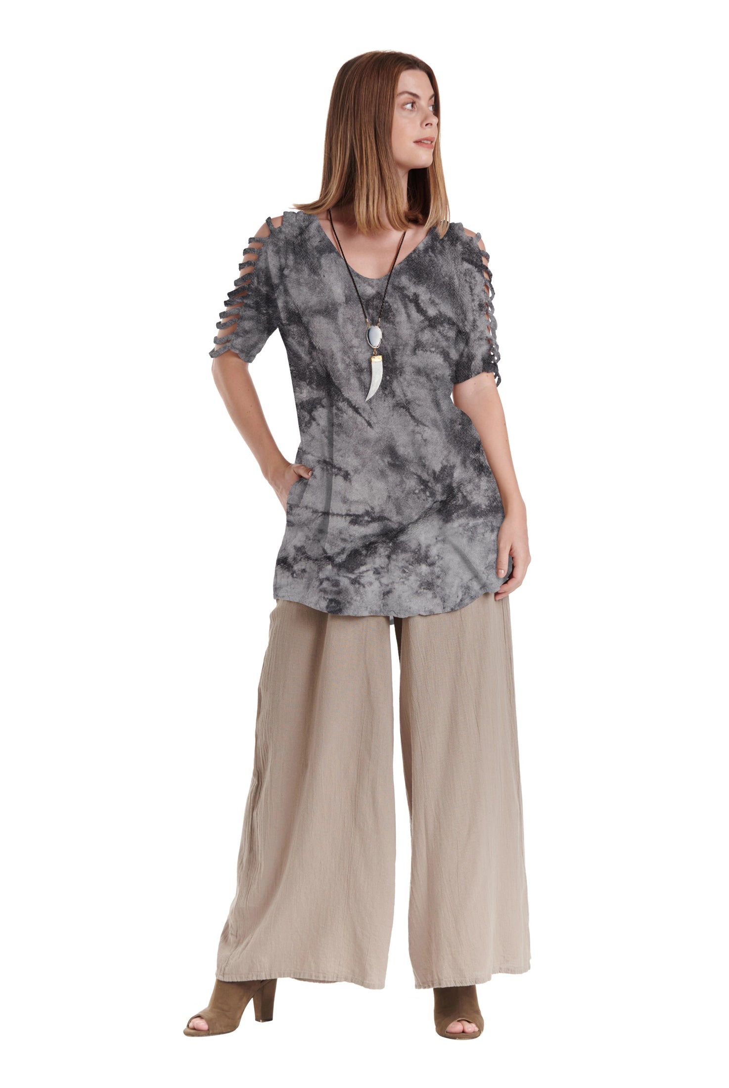 Waterfall Cotton Gauze Blouse – New Arrival-Oh My Gauze