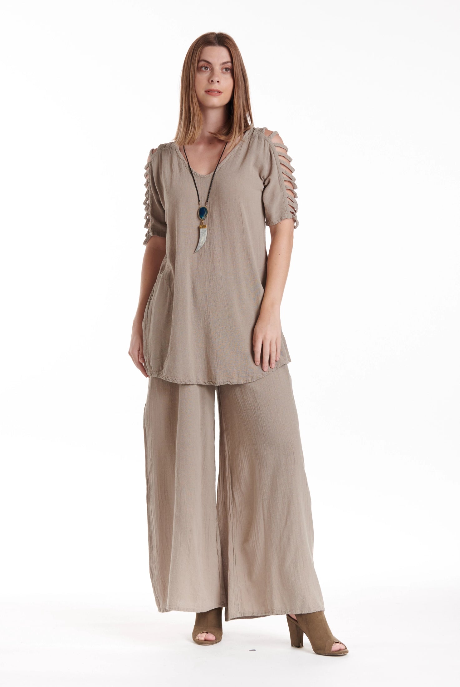 Waterfall Cotton Gauze Blouse – New Arrival-Oh My Gauze