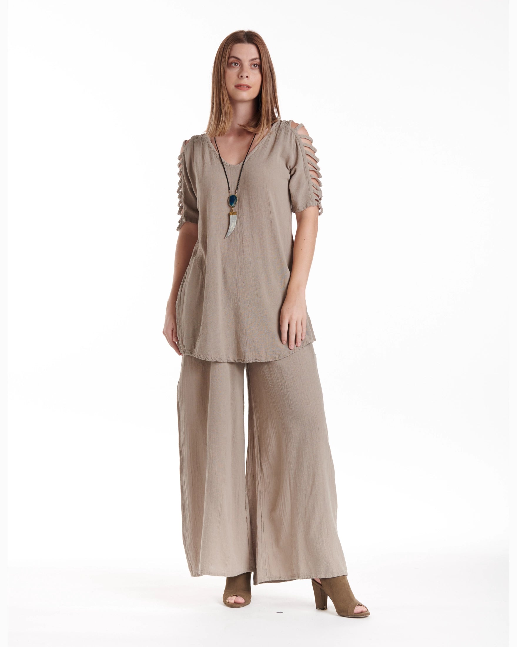 Waterfall Cotton Gauze Blouse – New Arrival-Oh My Gauze
